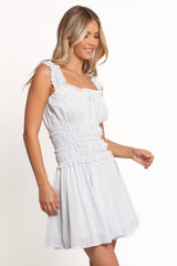 Lune Mini Dress - Blue Stripe