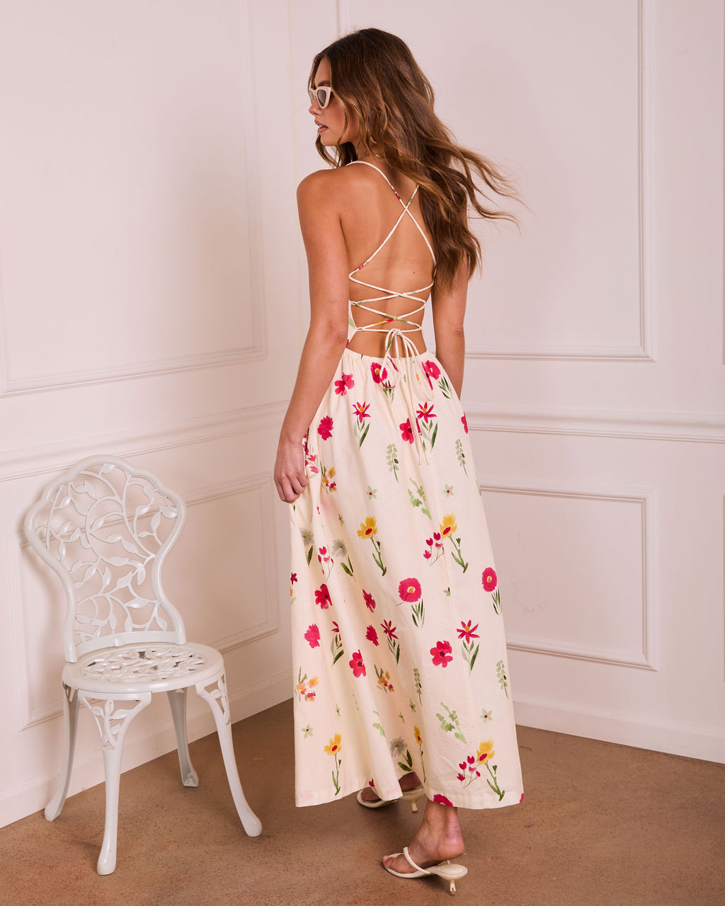 Flora Poise Floral Maxi Dress
