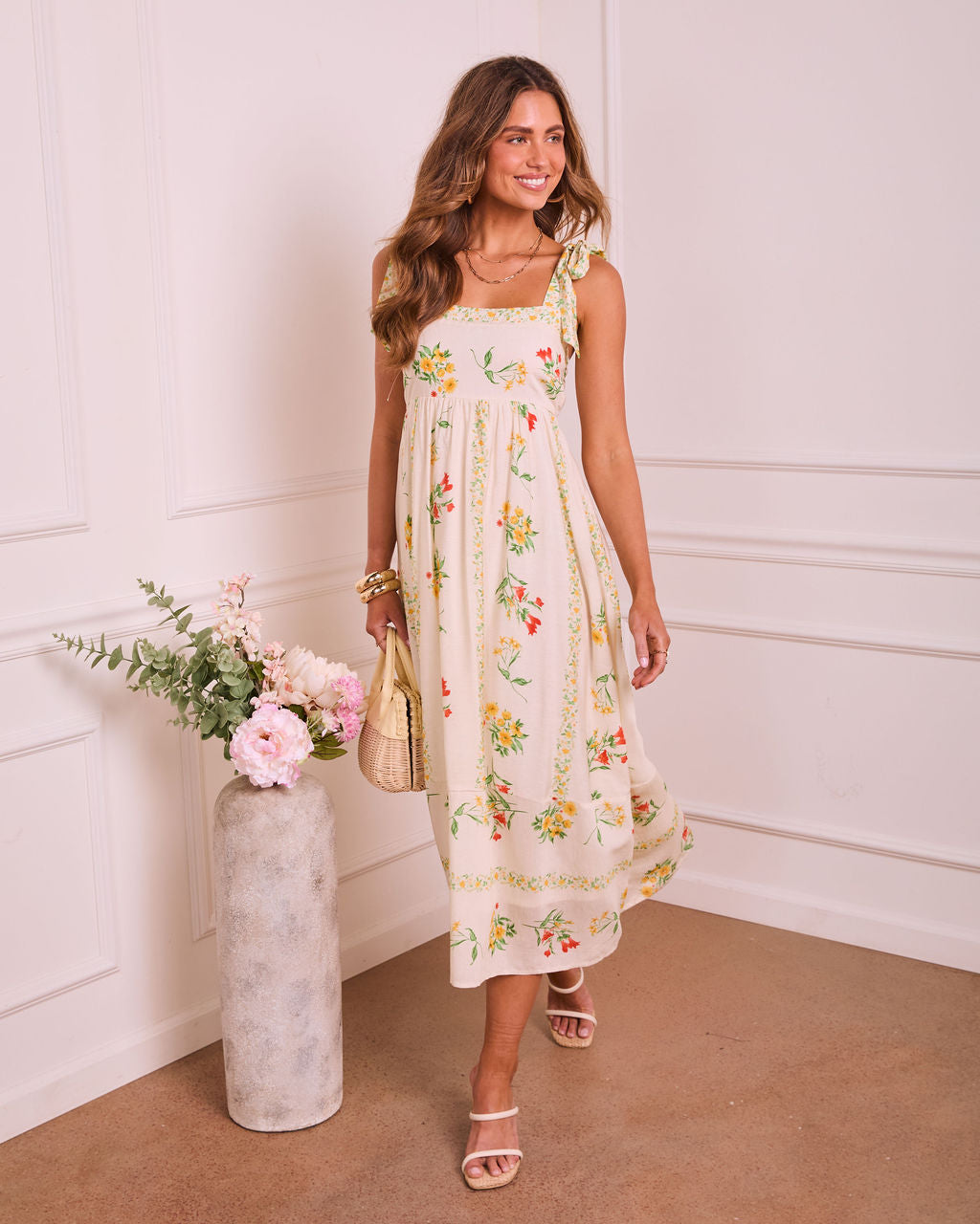 Secret Petal Floral Maxi Dress
