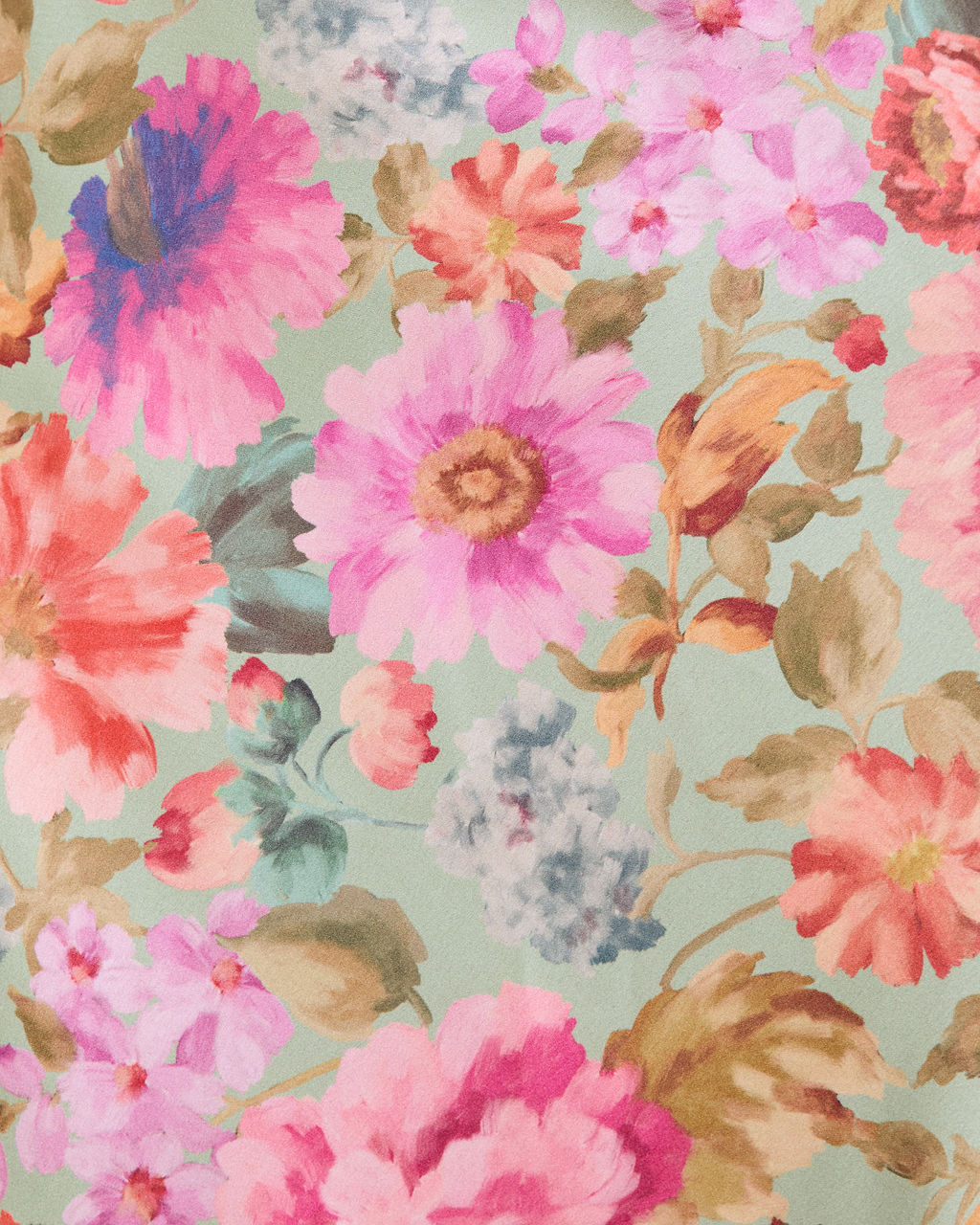 Sylvielle Floral Satin Bust Tie Maxi Dress