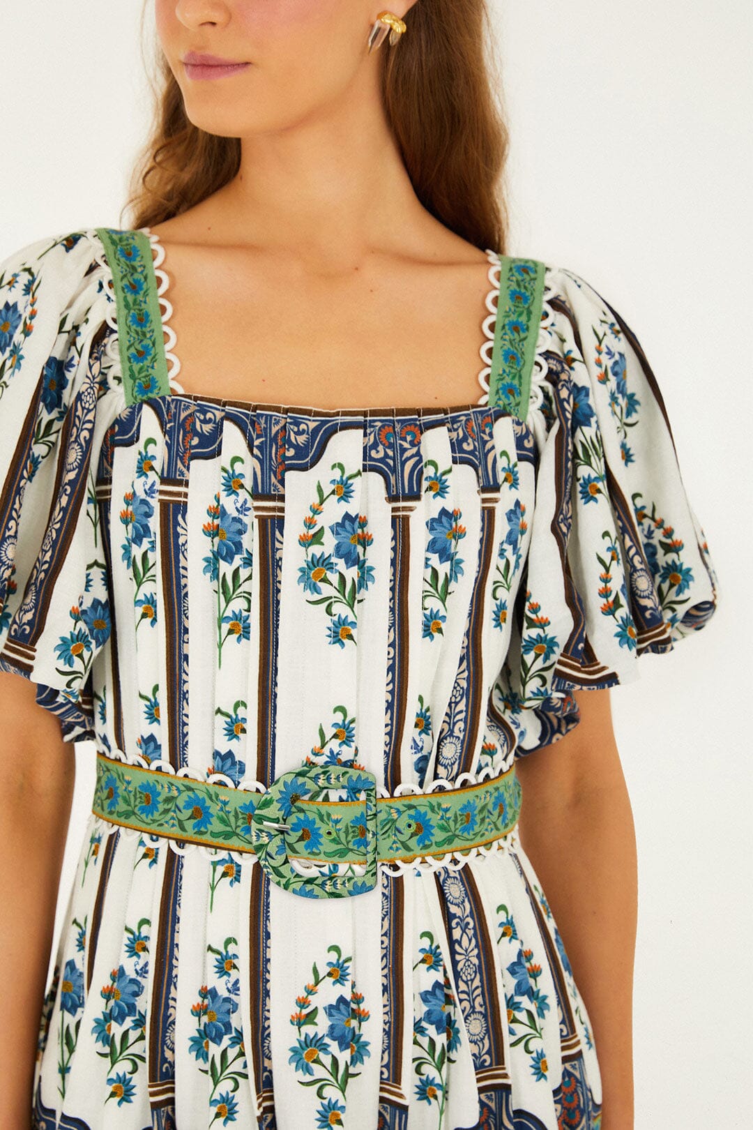 Off-White Manoela Belted Mini Dress
