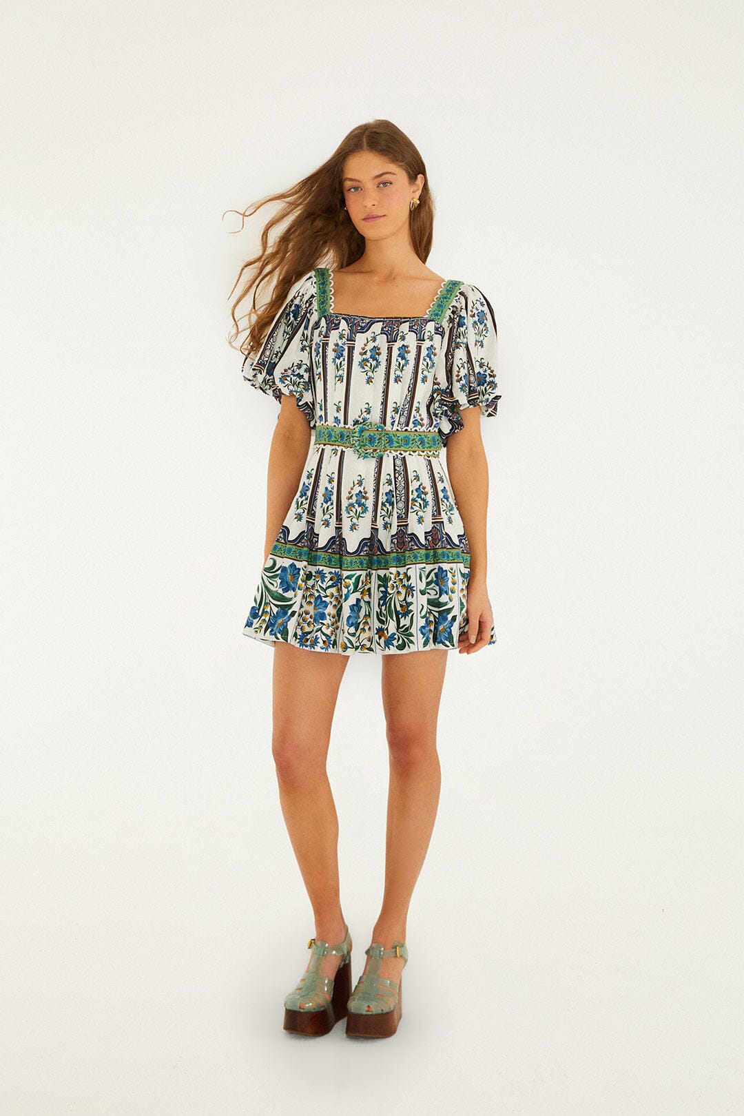 Off-White Manoela Belted Mini Dress