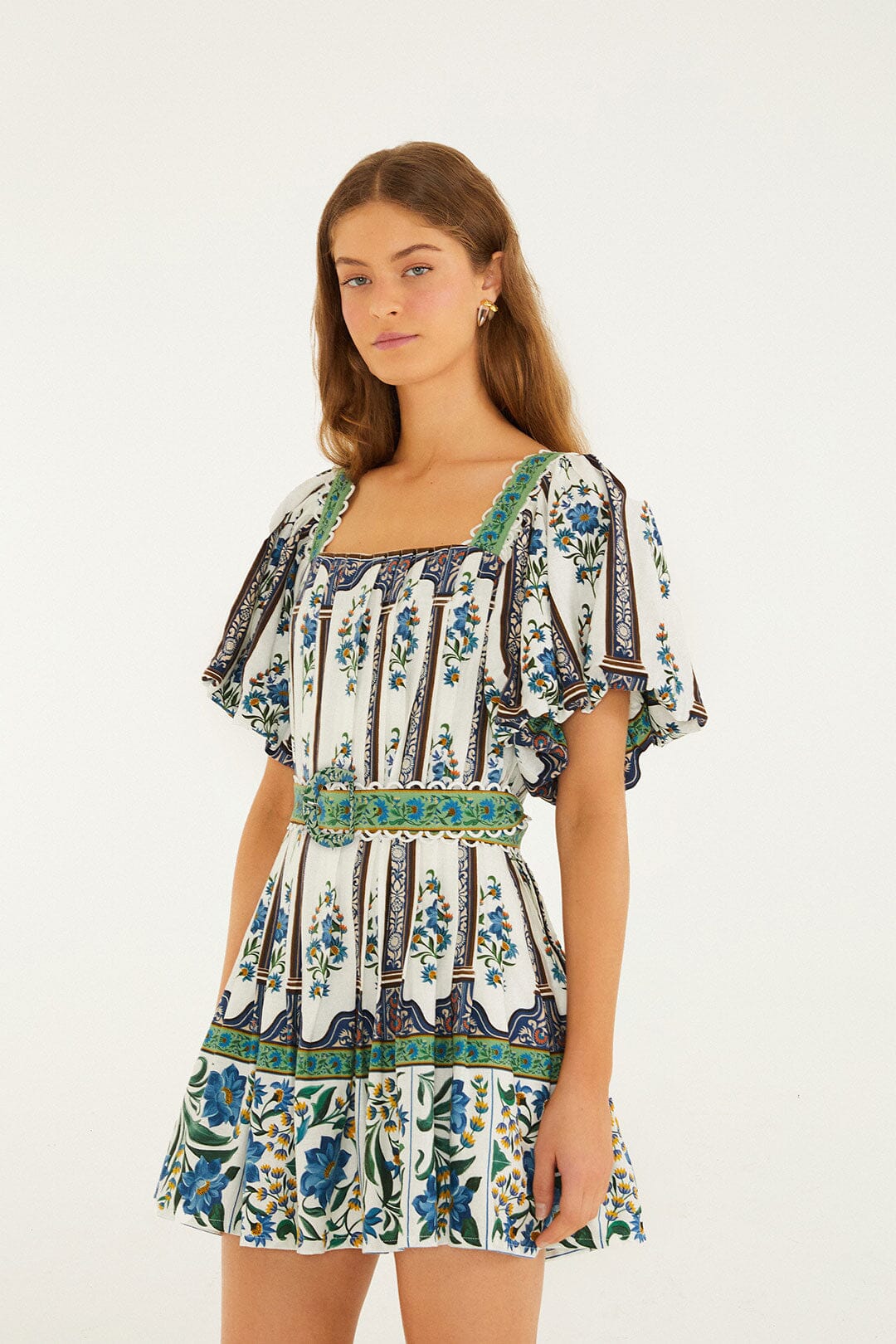 Off-White Manoela Belted Mini Dress