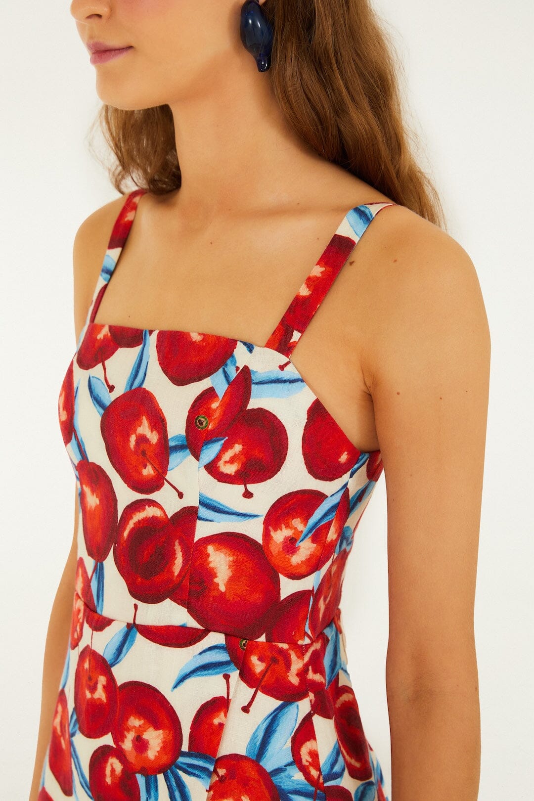 Cherry Blossom Sleeveless Mini Dress
