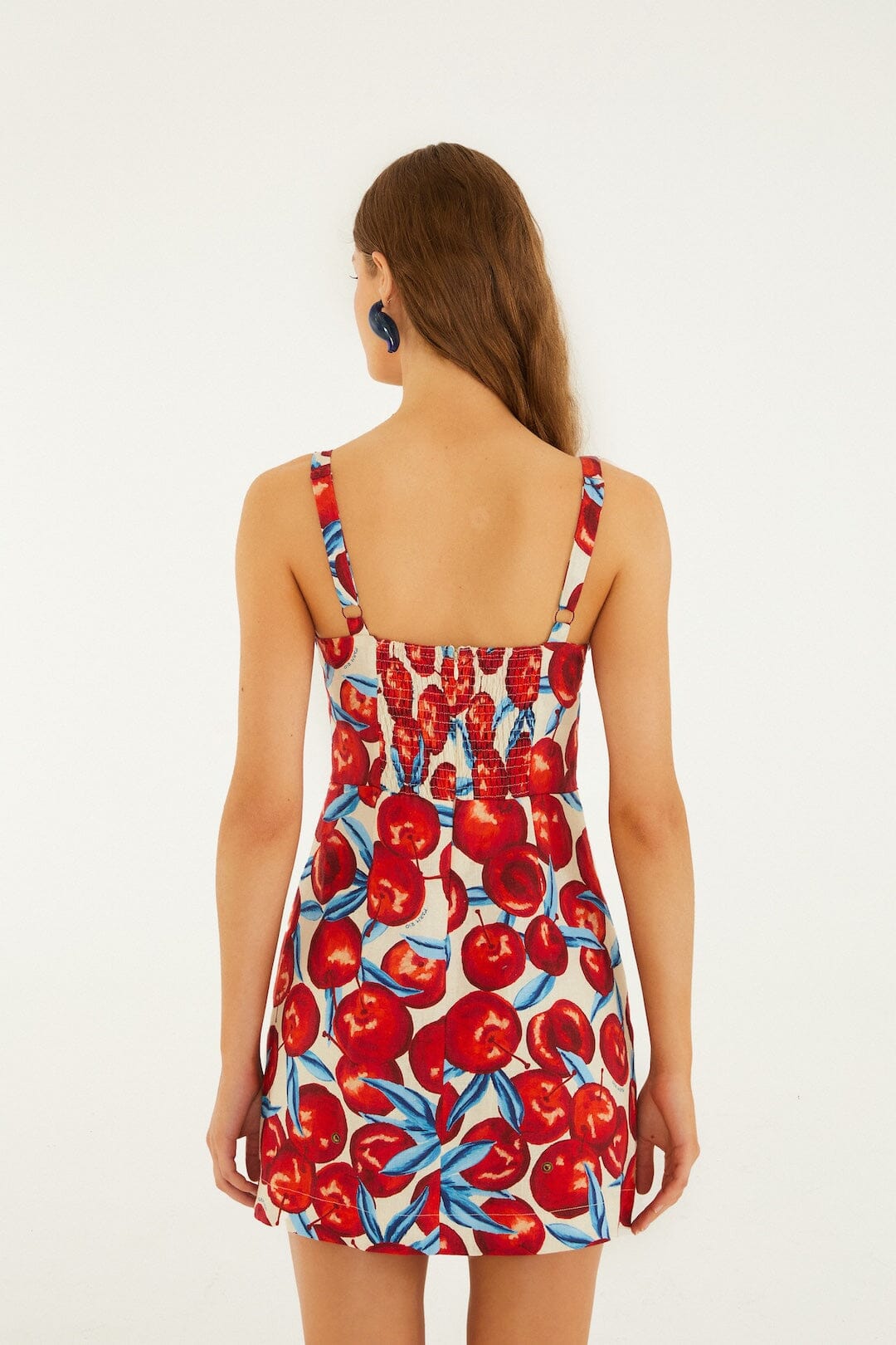 Cherry Blossom Sleeveless Mini Dress