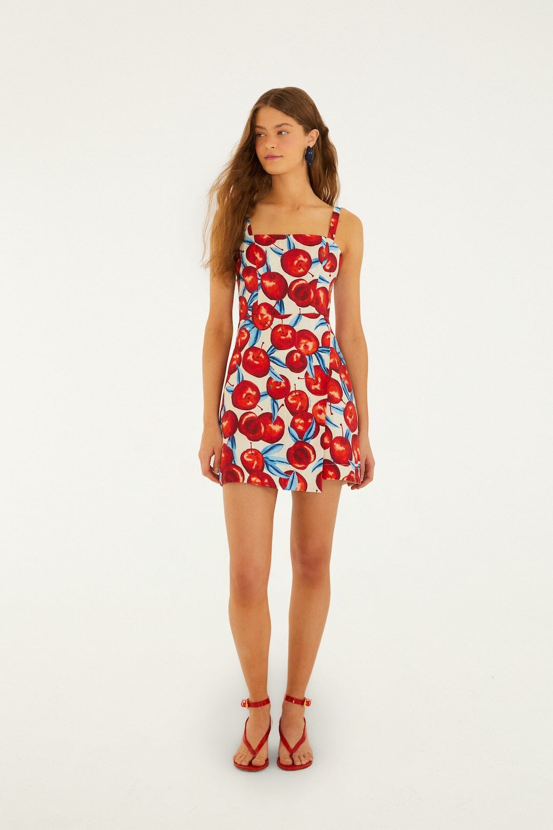 Cherry Blossom Sleeveless Mini Dress