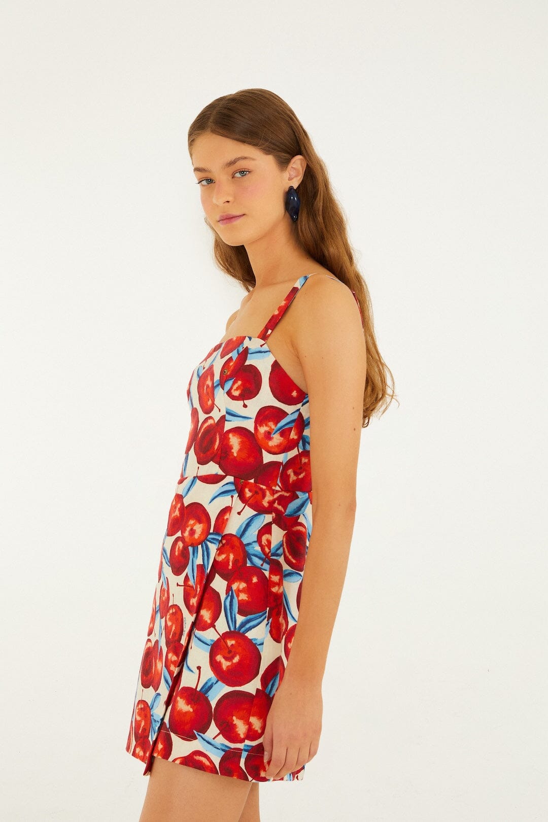 Cherry Blossom Sleeveless Mini Dress