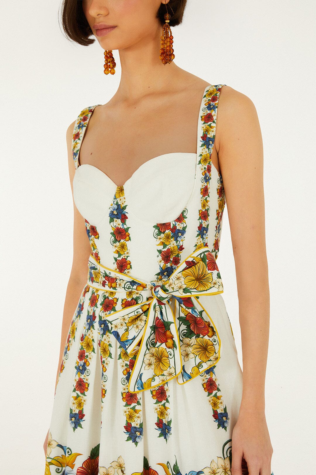 Off-White Tropi Belted Mini Dress