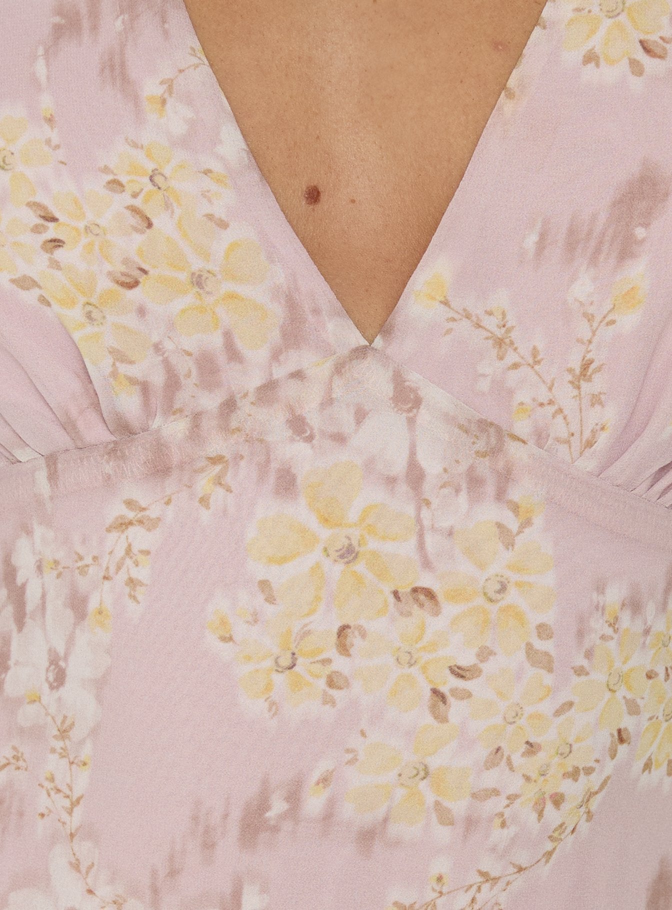 Cannelloni Mini Dress Lilac Floral