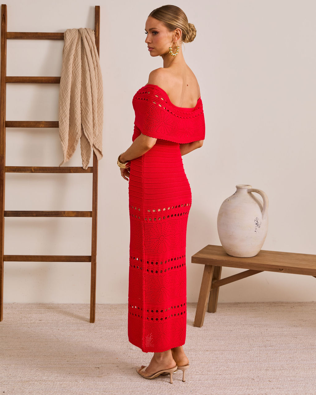 Siena Sun Strapless Knit Maxi Dress