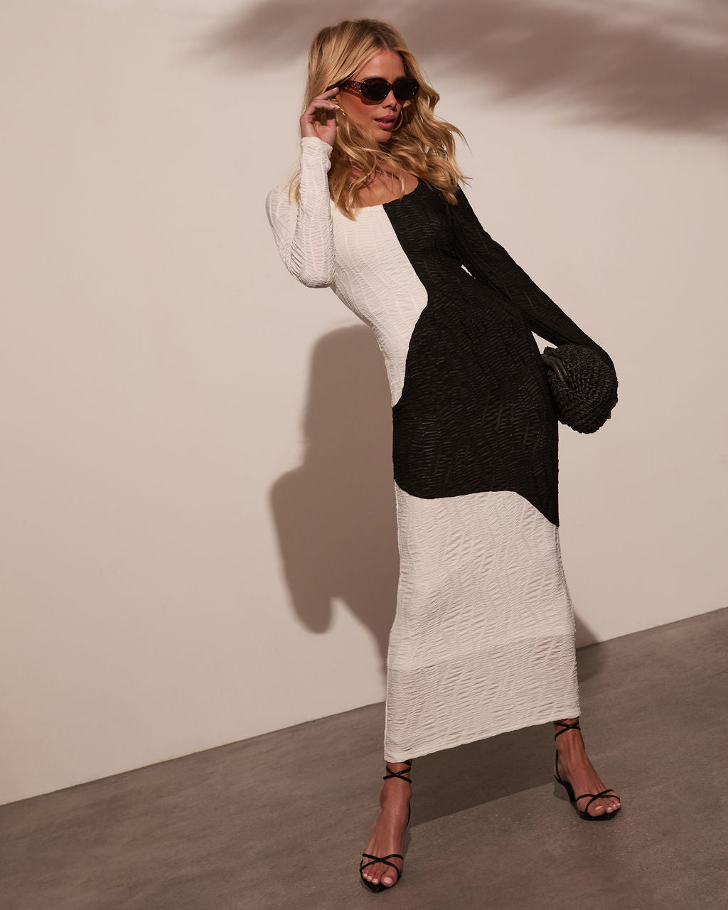 Delphie Colorblock Maxi Dress