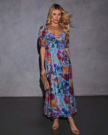 Sweet Blooms Floral Maxi Dress