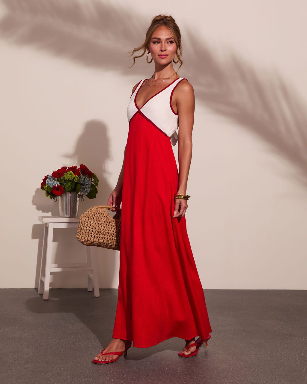 Alexandrea Colorblock Maxi Dress
