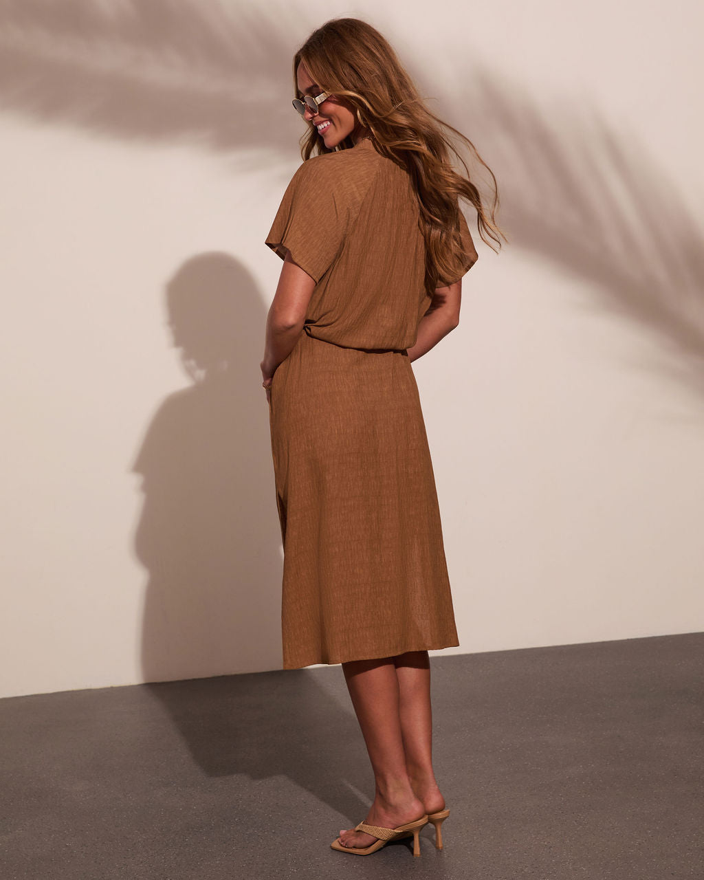 Instant Muse Waist Tie Midi Dress