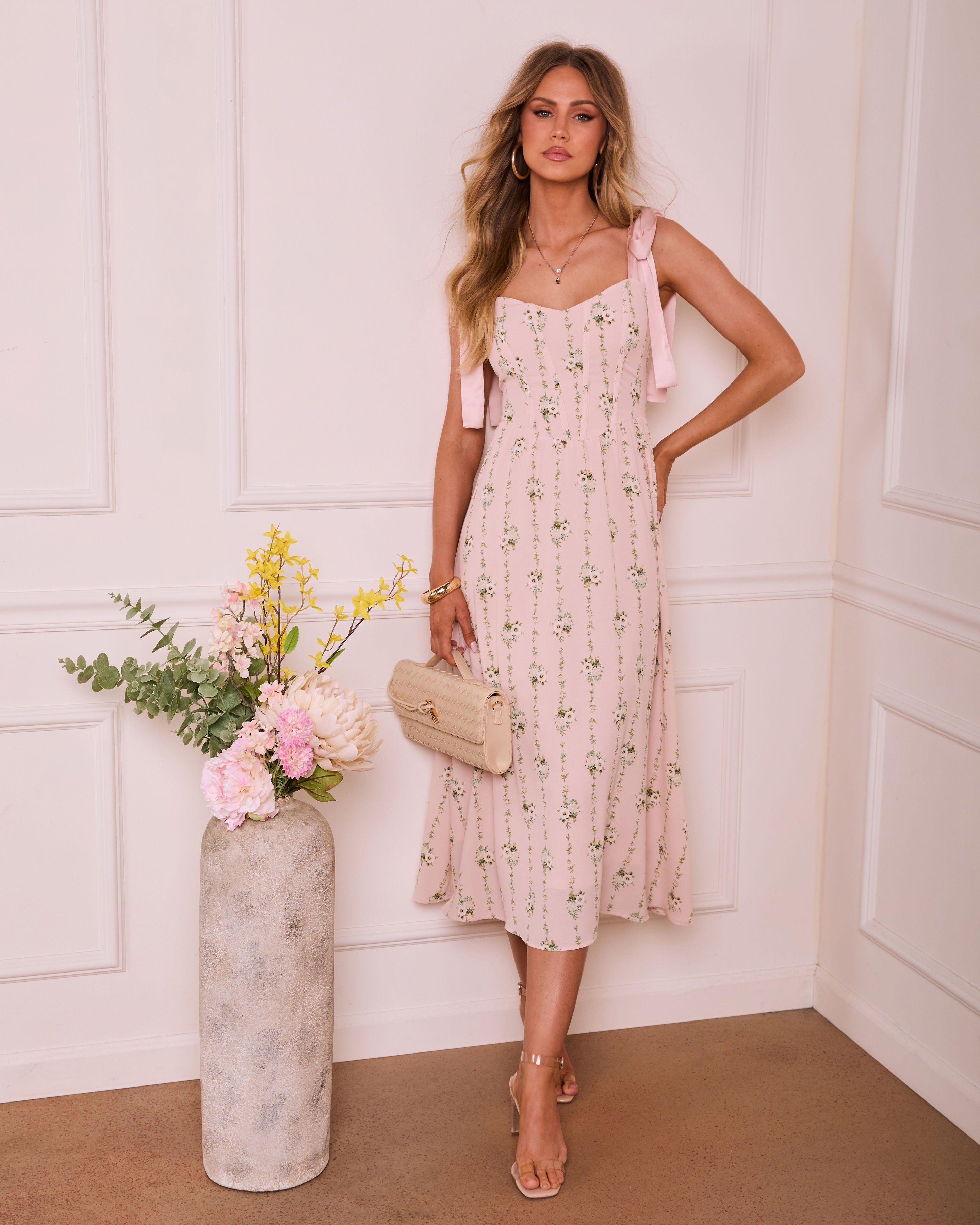 Meadow Fresh Floral Maxi Dress
