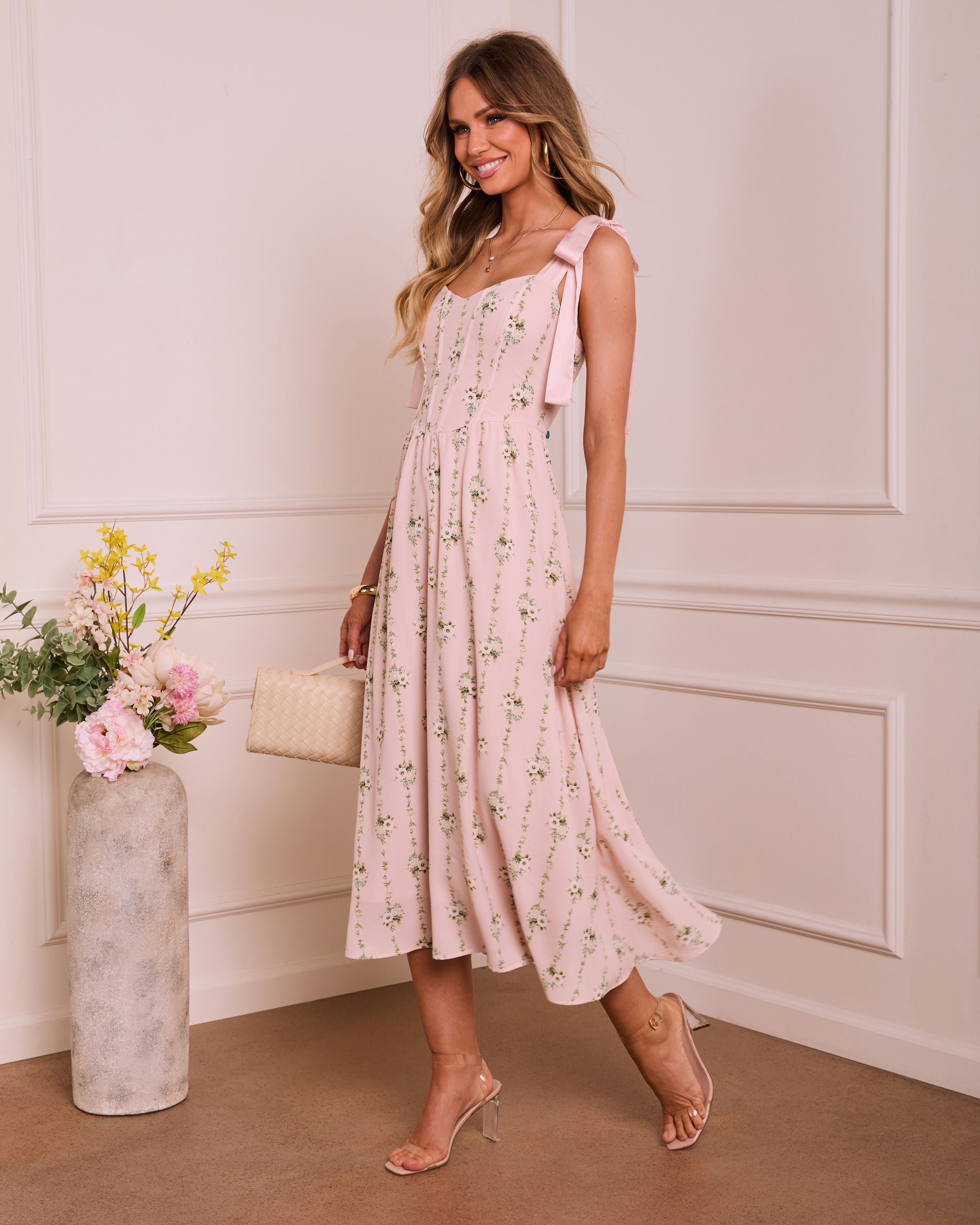 Meadow Fresh Floral Maxi Dress