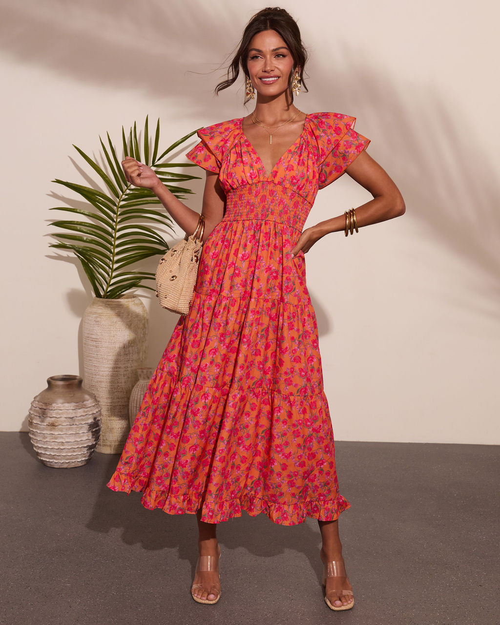 Sunbud Glow Floral Maxi Dress