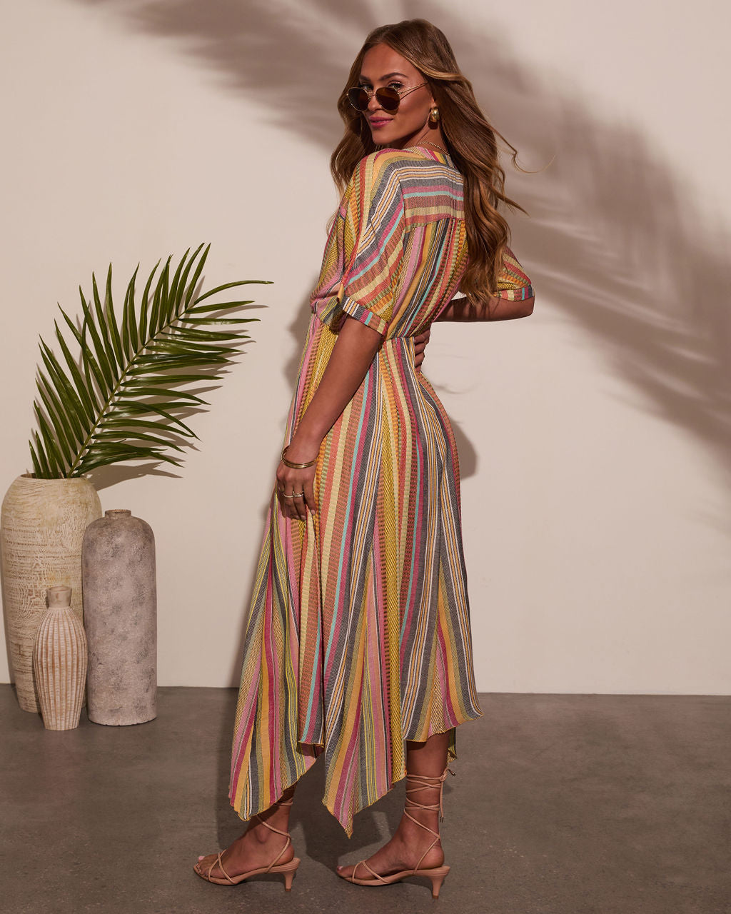Vivica Striped Maxi Dress