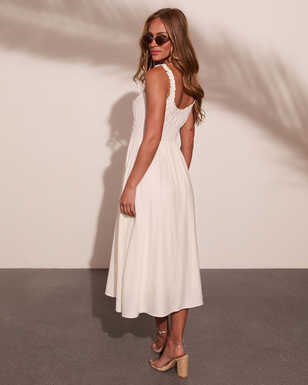 Carolina Joy Fit and Flare Maxi Dress
