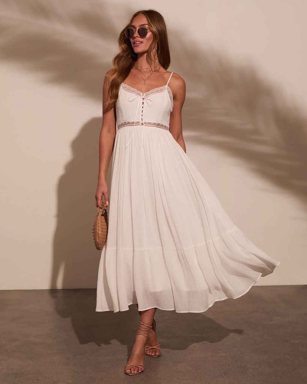 Pucker Up Plisse Maxi Dress
