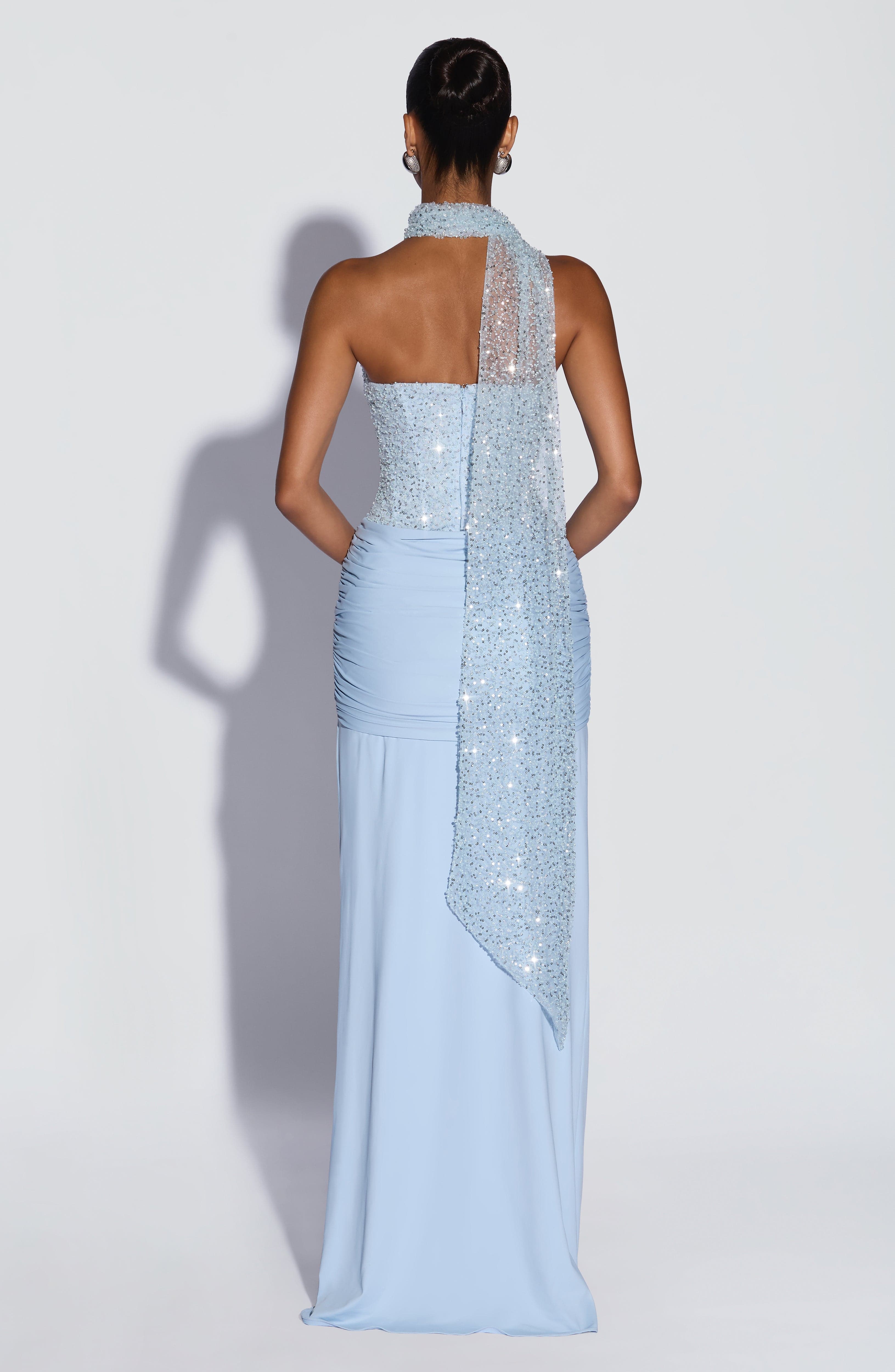 Carina Maxi Dress - Glacier Blue