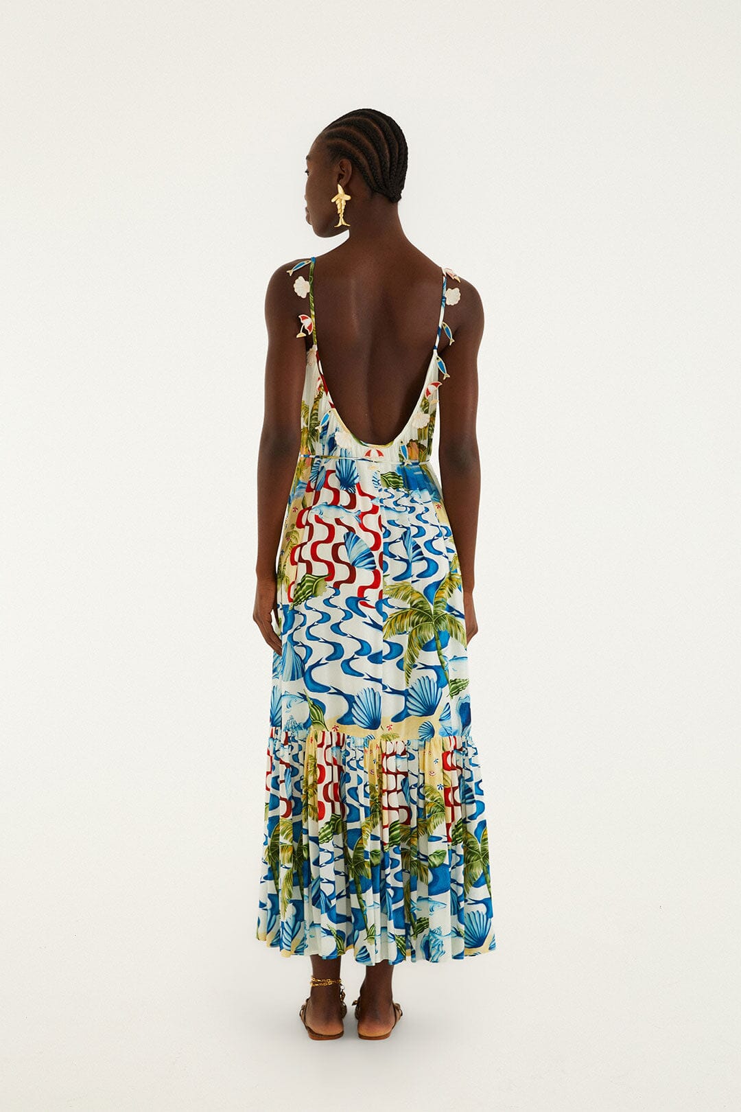 Rio Beach Off-White Maxi Dress