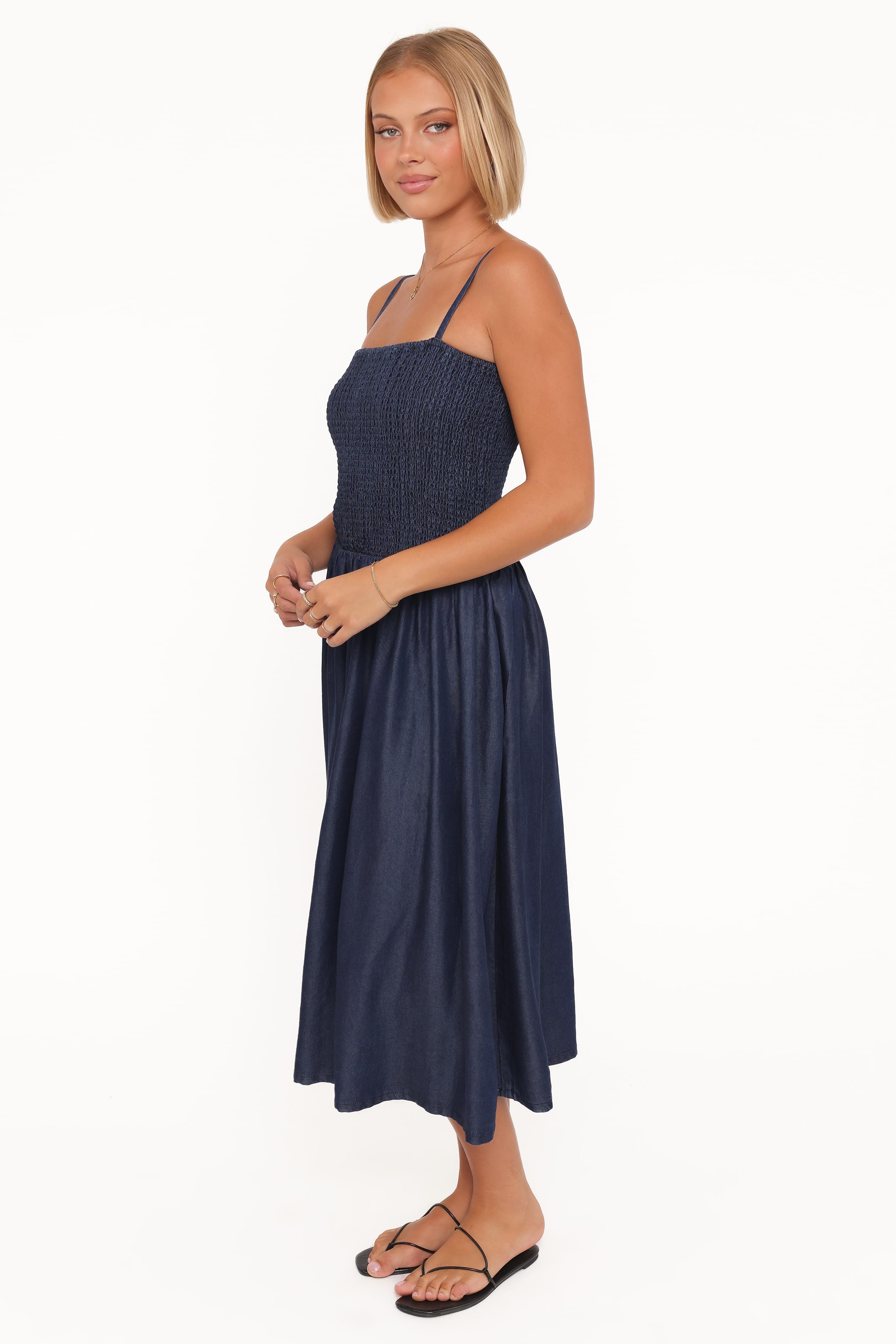 Arnika Midi Dress - Blue
