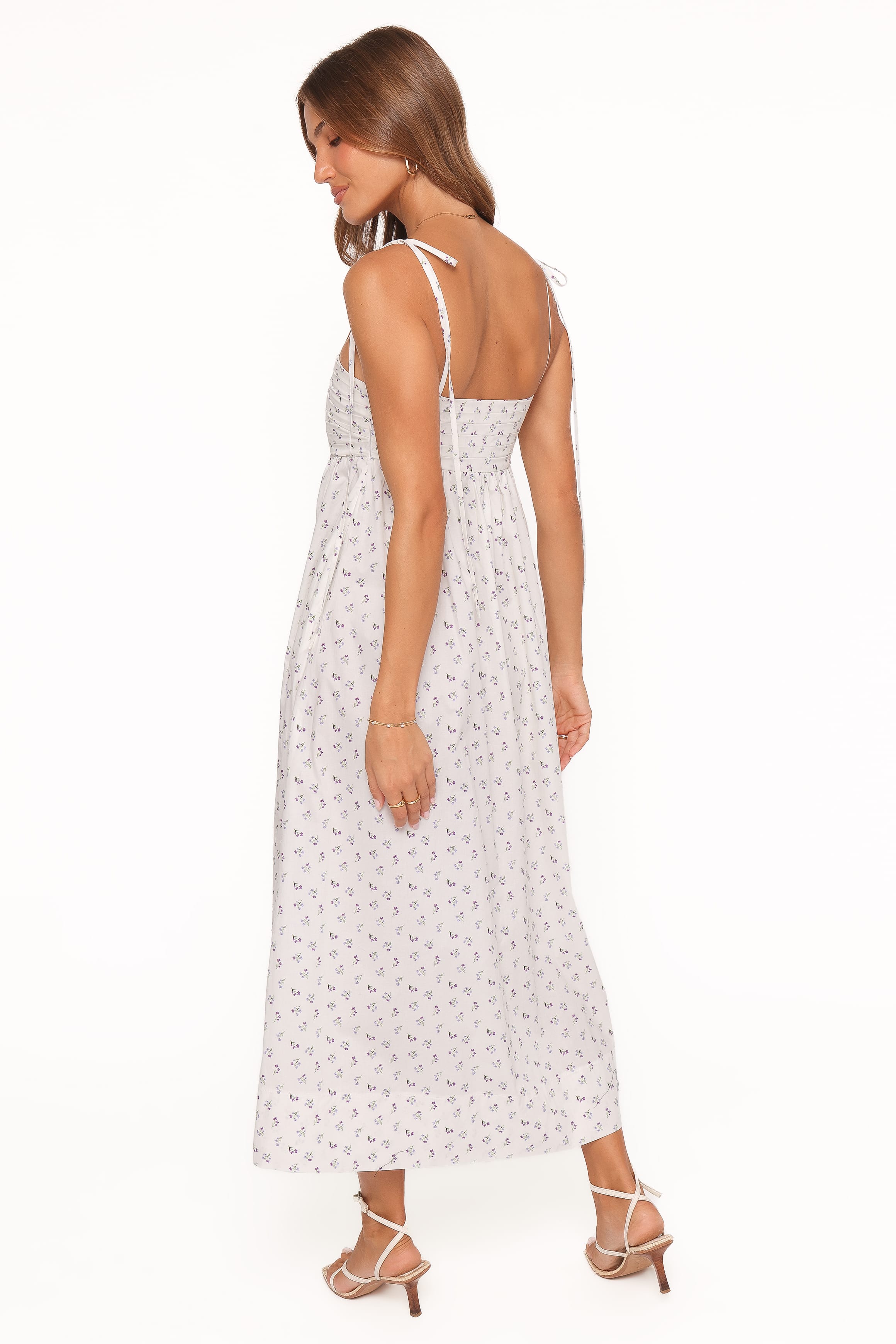 Ashtyn Maxi Dress - Purple Ditsy Floral