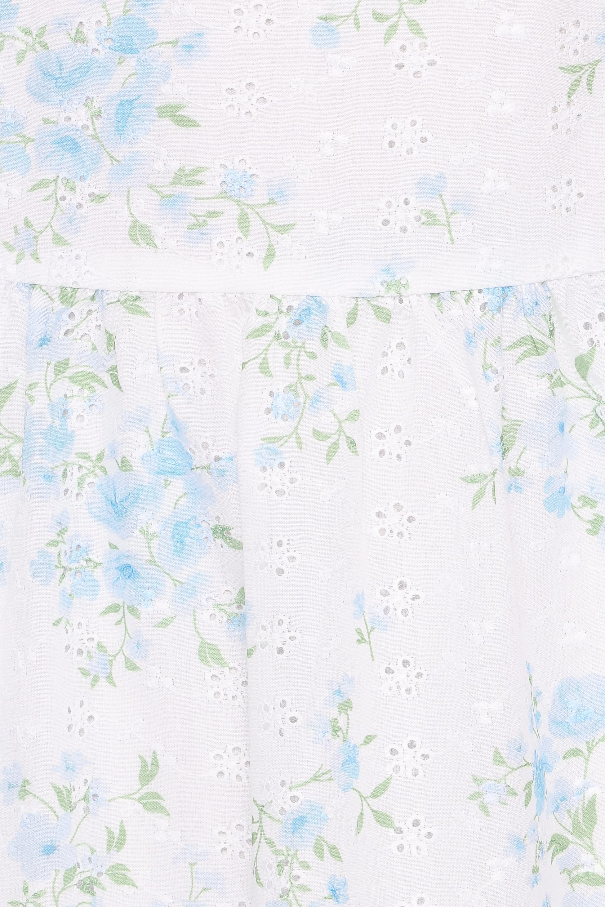Botanique Midi Dress - Blue Floral
