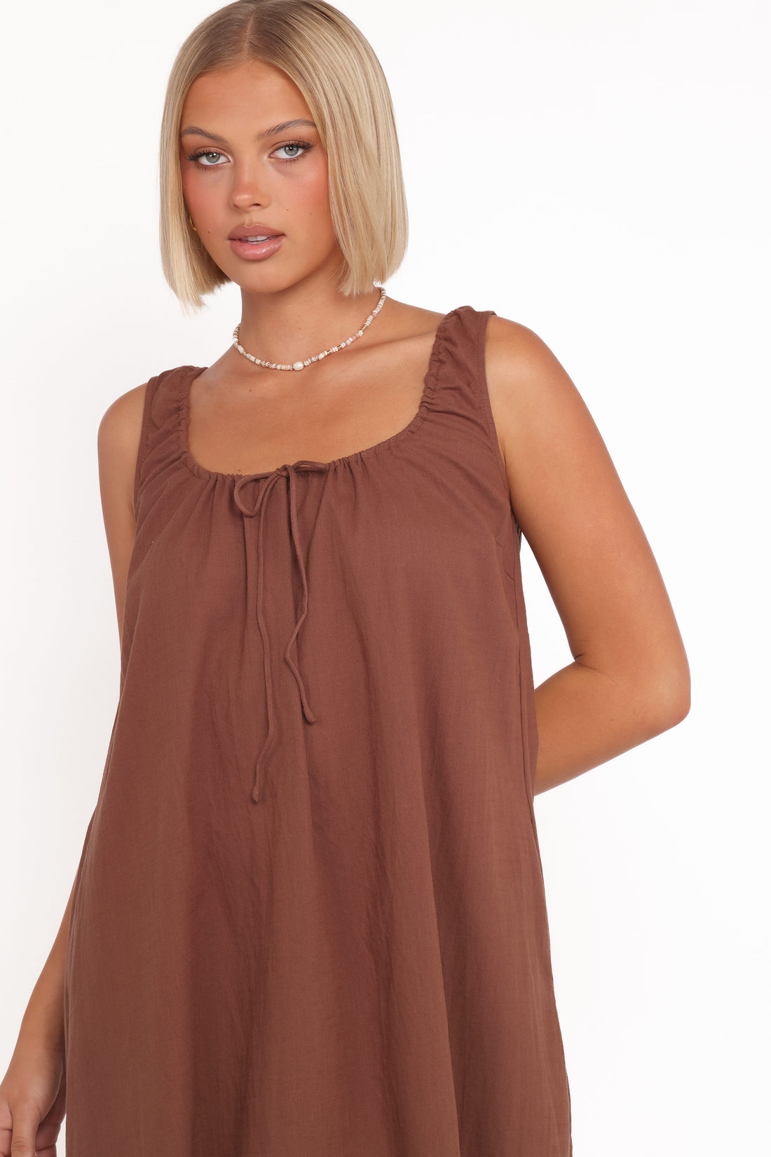 Bowman Maxi Dress - Chocolate Brown