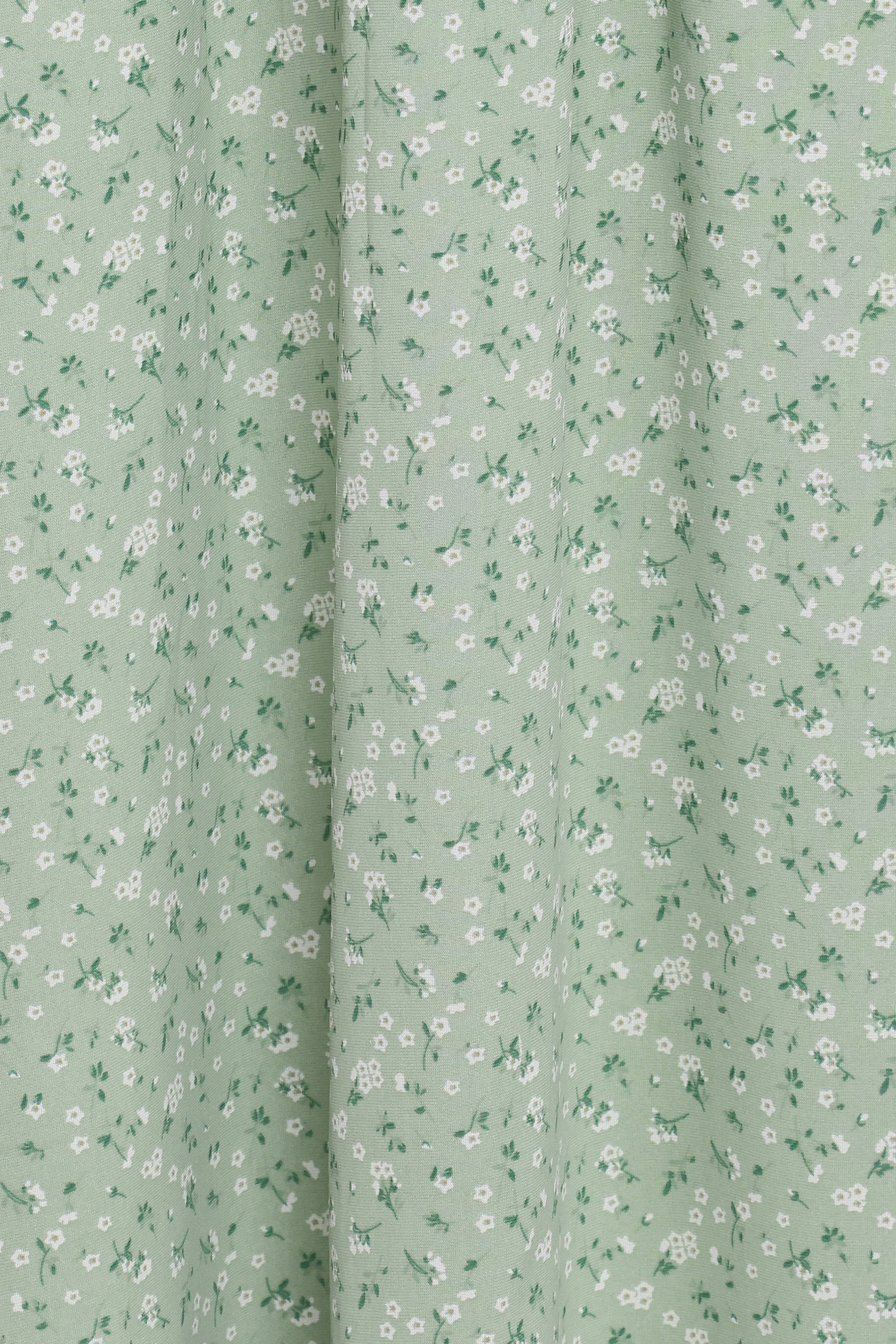 Bronte Midi Dress - Green Floral