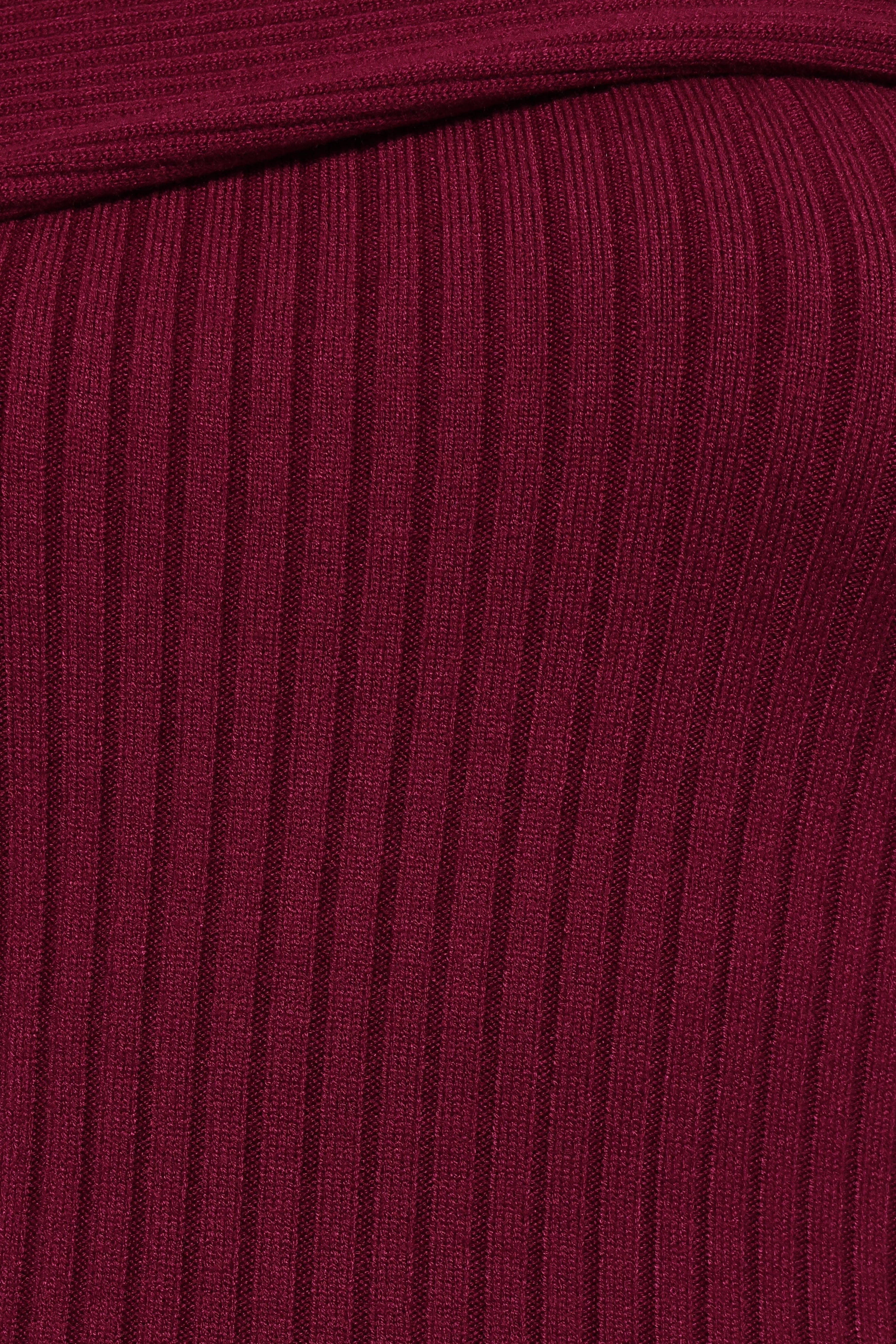 Cammie Long Sleeve Midi Dress - Fuchsia