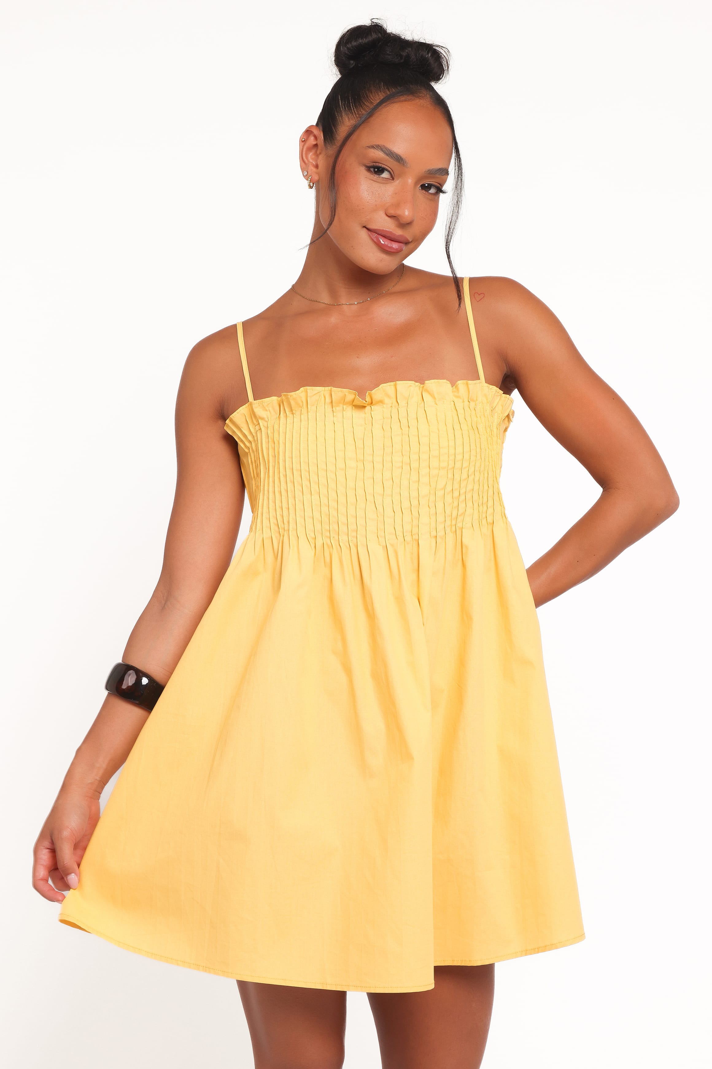 Carson Pleated Mini Dress - Mango