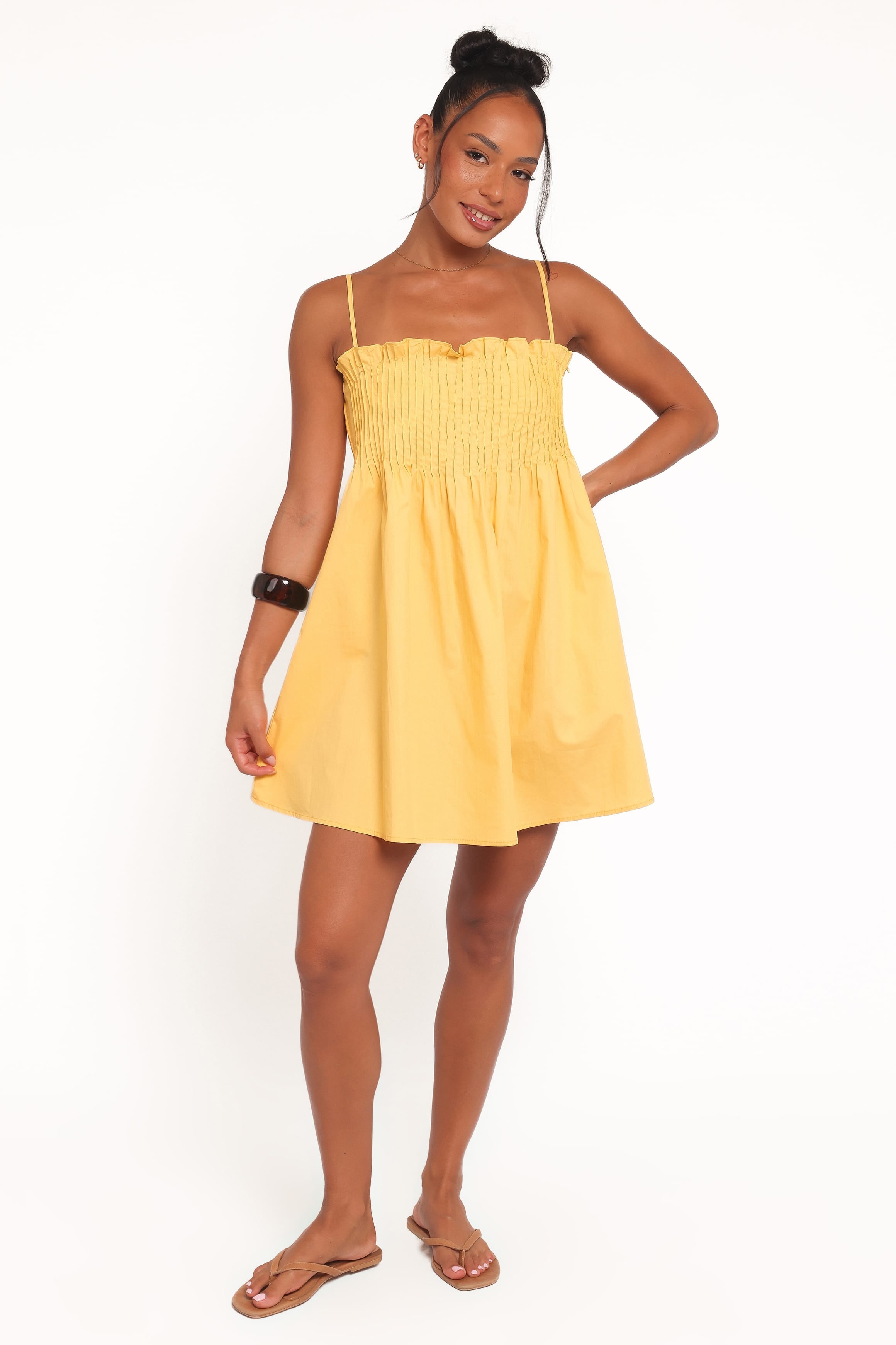 Carson Pleated Mini Dress - Mango