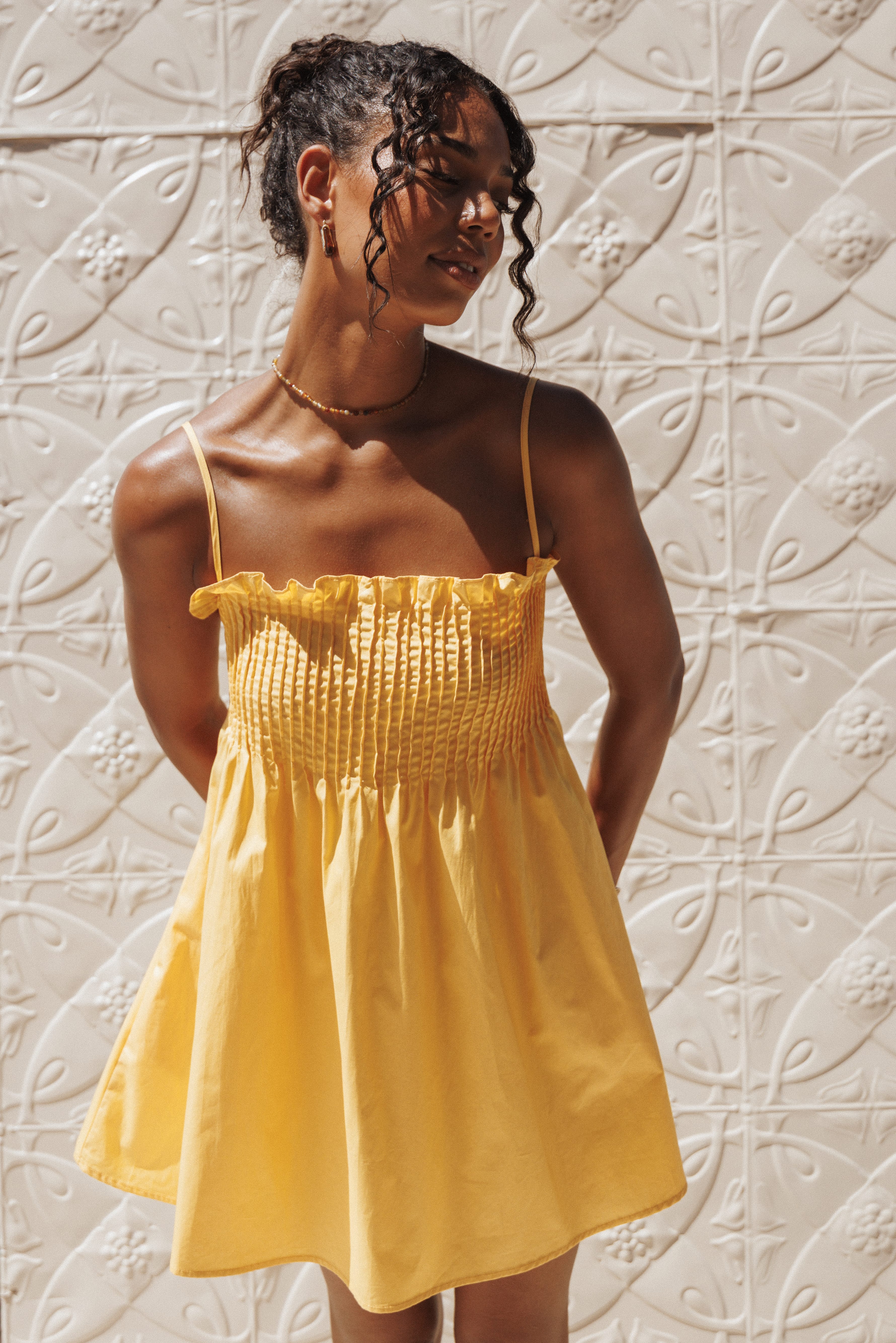 Carson Pleated Mini Dress - Mango