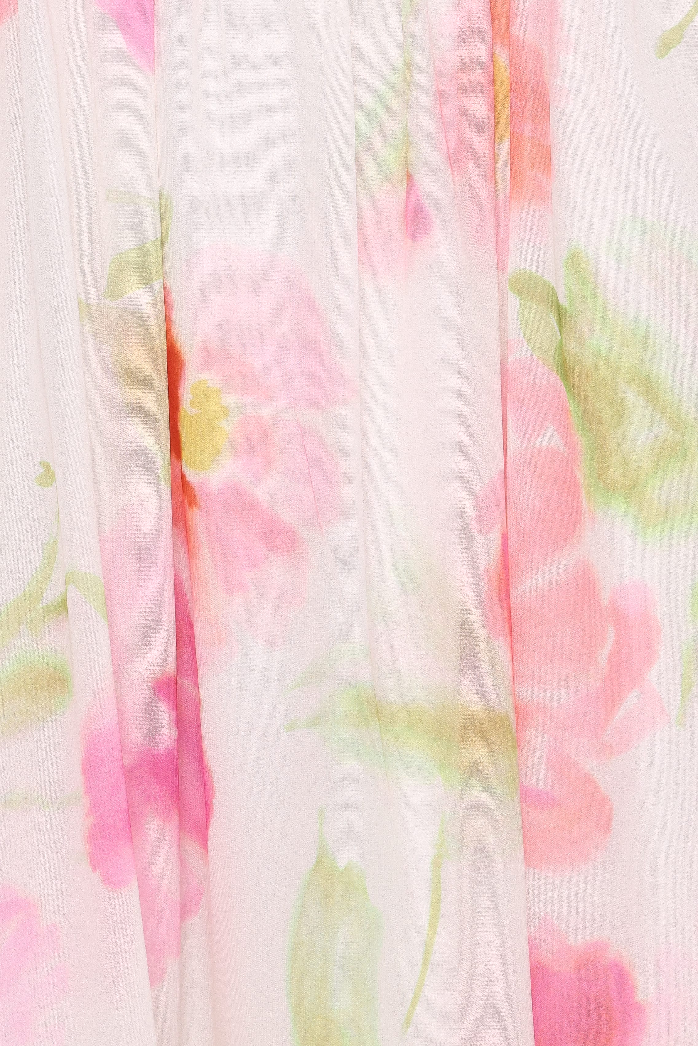 Chantel Off Shoulder Maxi Dress - Pink Garden Floral