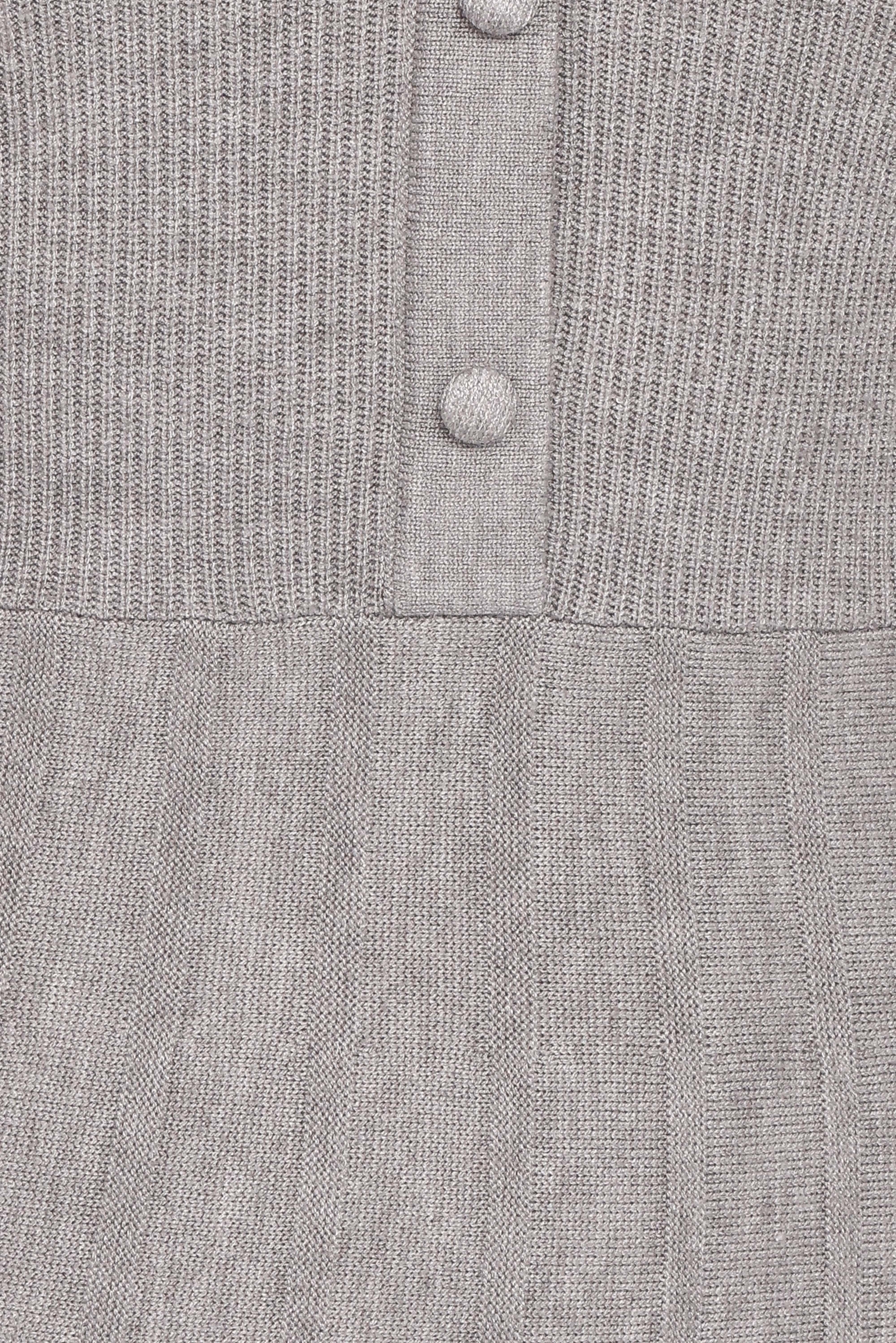 Darlina Long Sleeve Mini Dress - Heather Grey