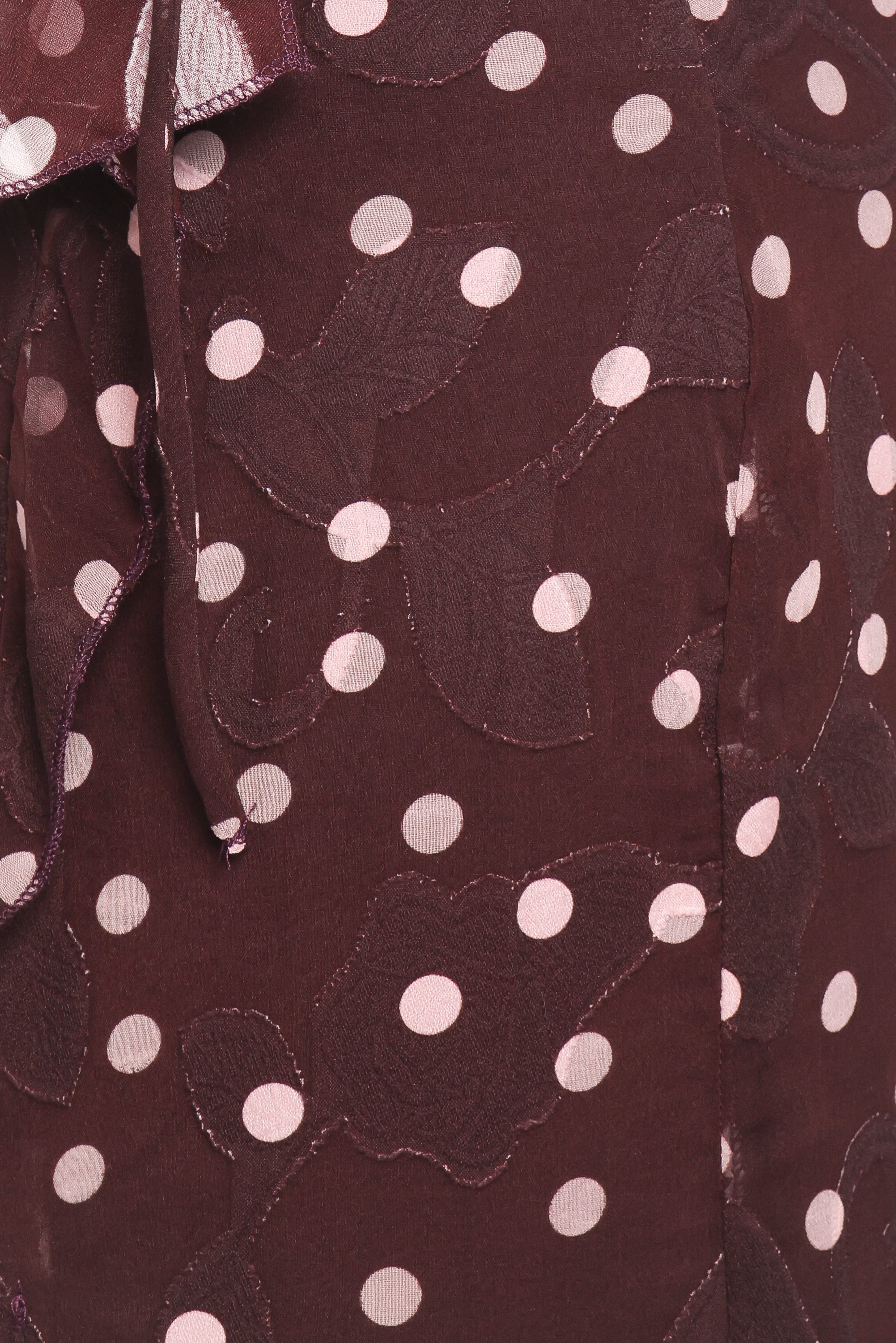 Delta Maxi Dress - Plum Polka Dot