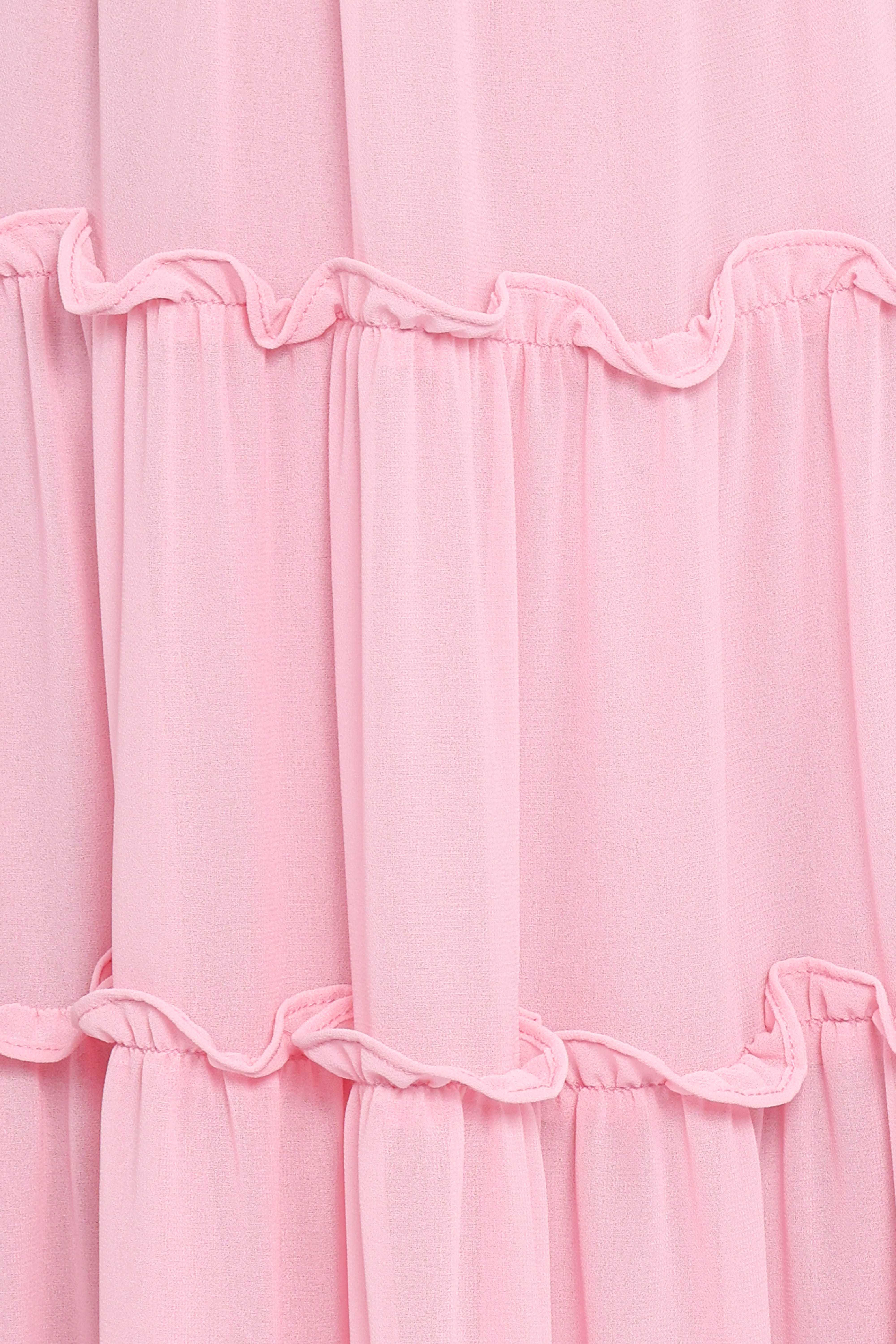 Dottie Halterneck Maxi Dress - Pink