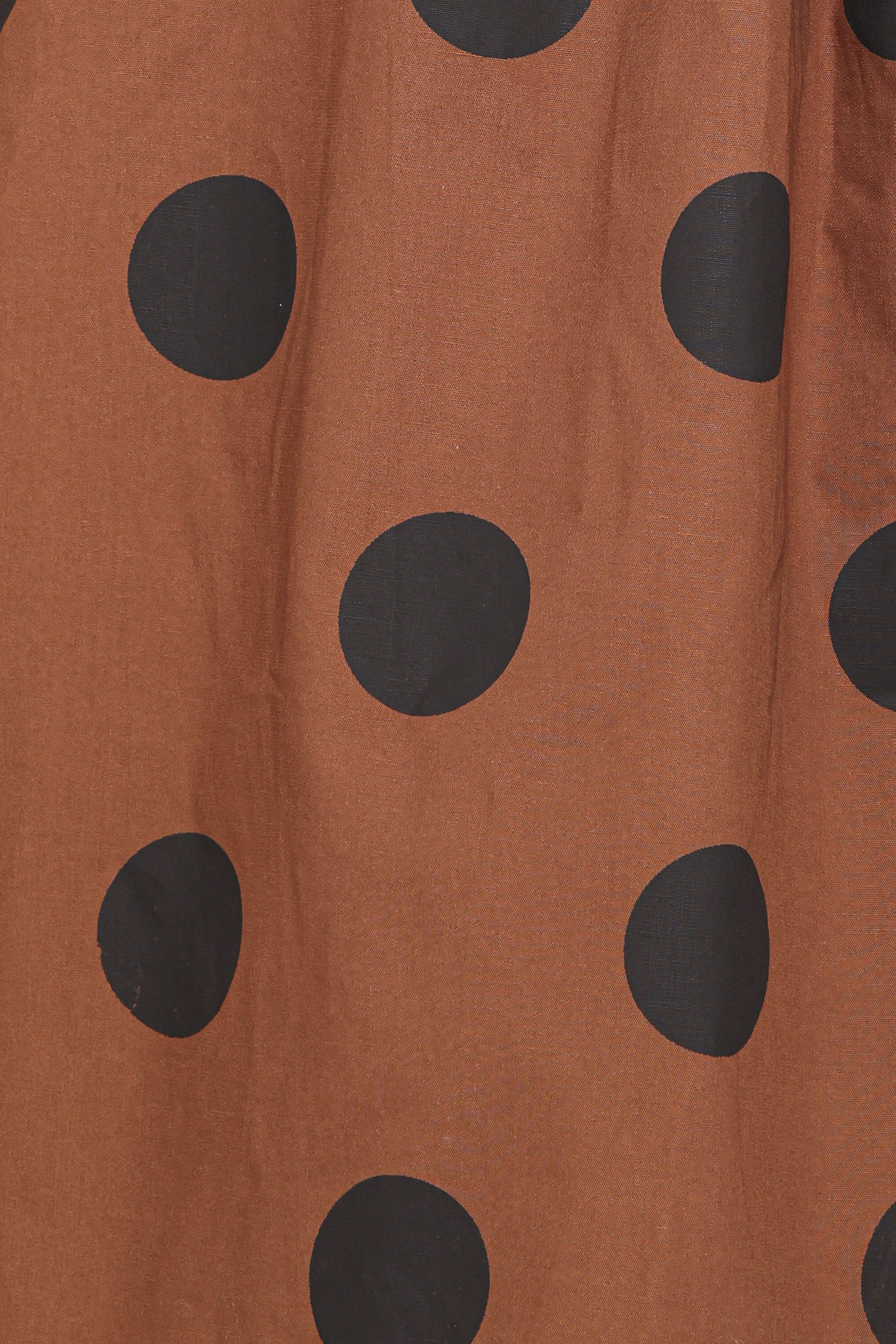 Eddie Mini Dress - Brown Polka Dot