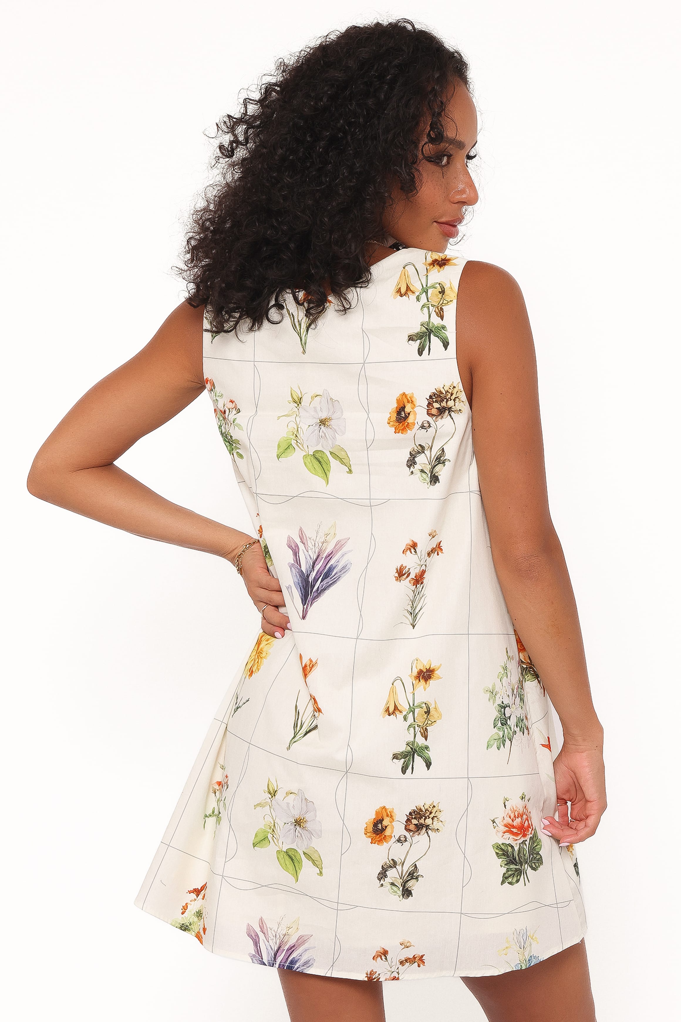 Elordi Mini Dress - Multi Flowers