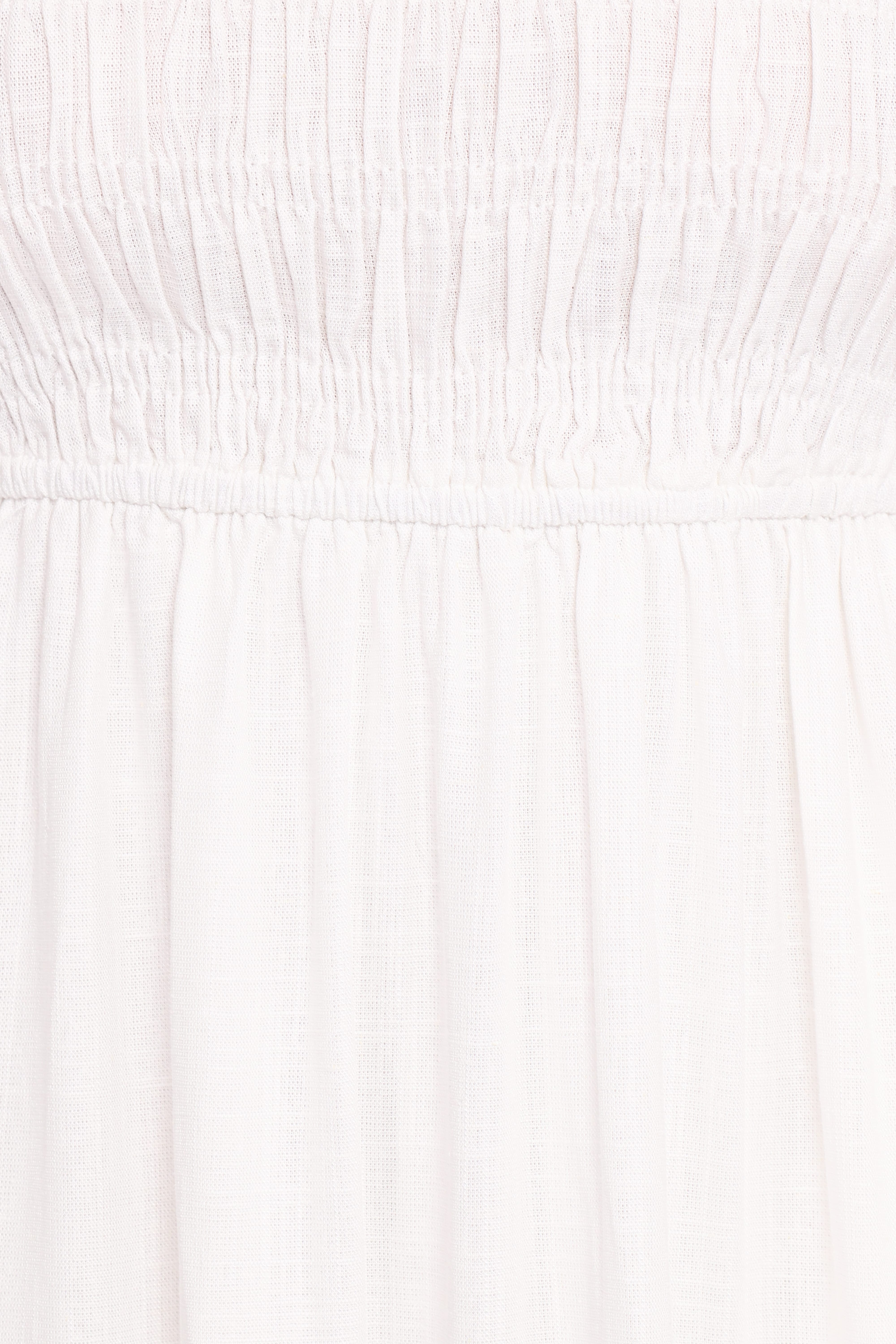 Emari Puff Sleeve Mini Dress - White