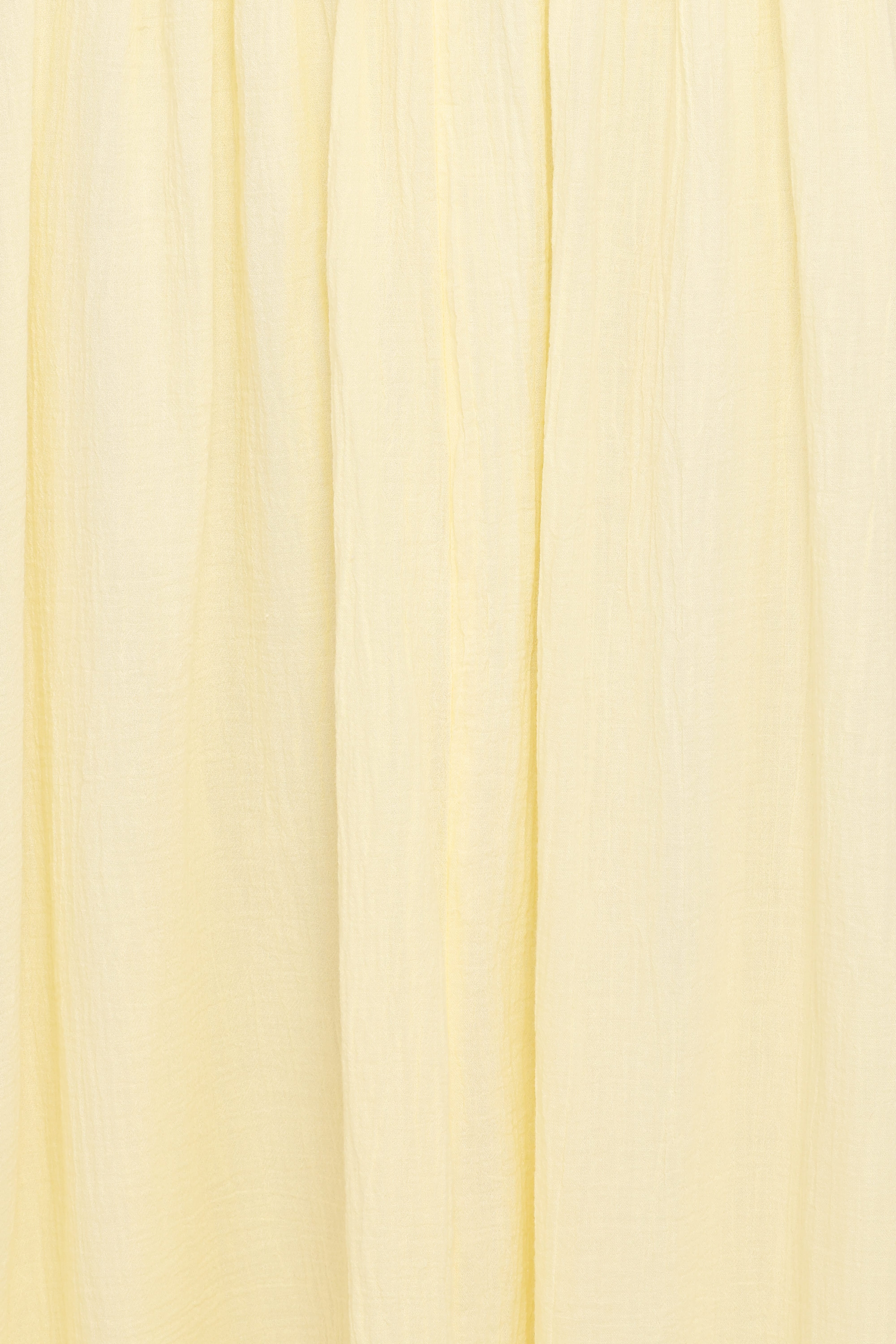 Enola Gather Midi Dress - Yellow