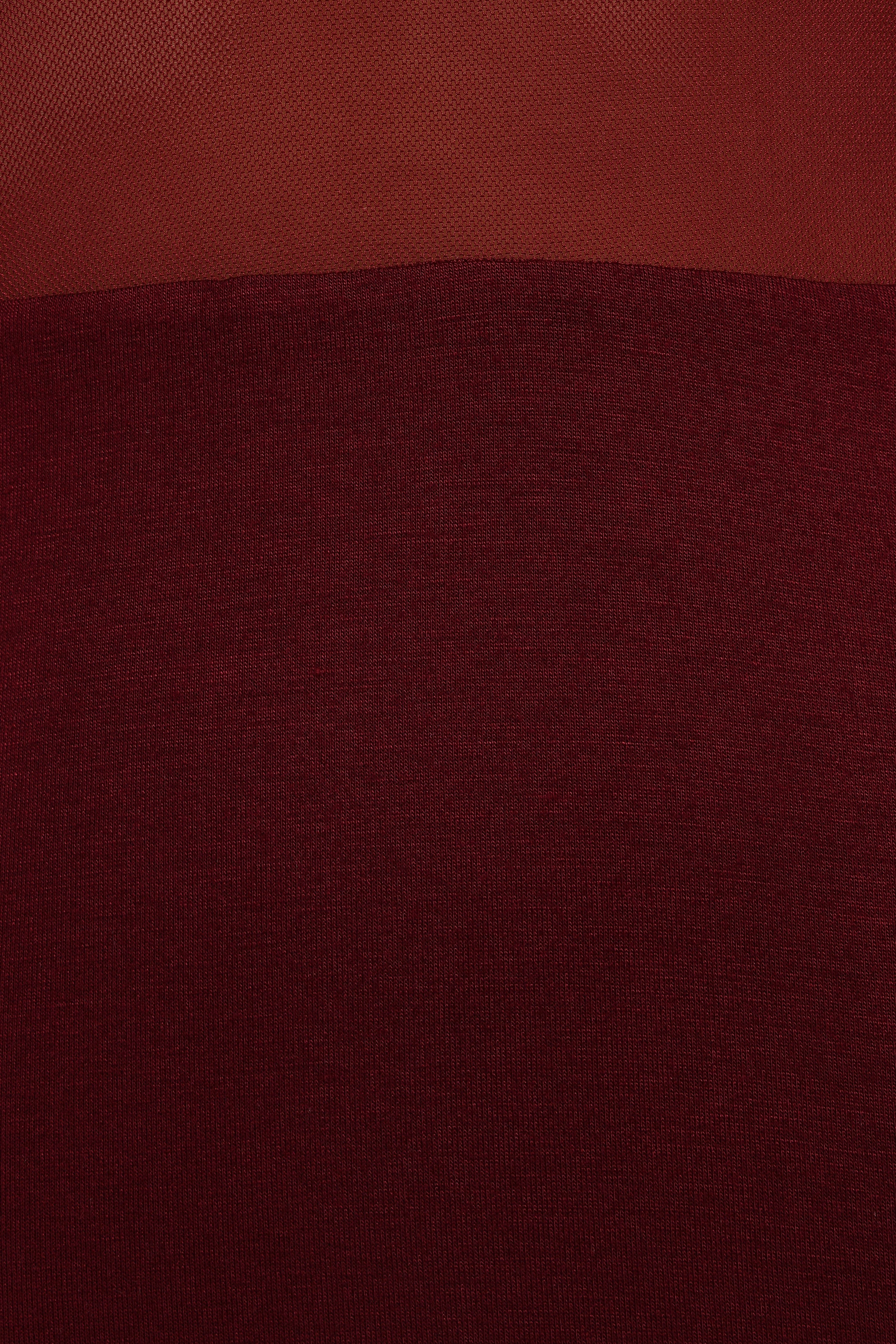 Farrow Long Sleeve Midi Dress - Wine