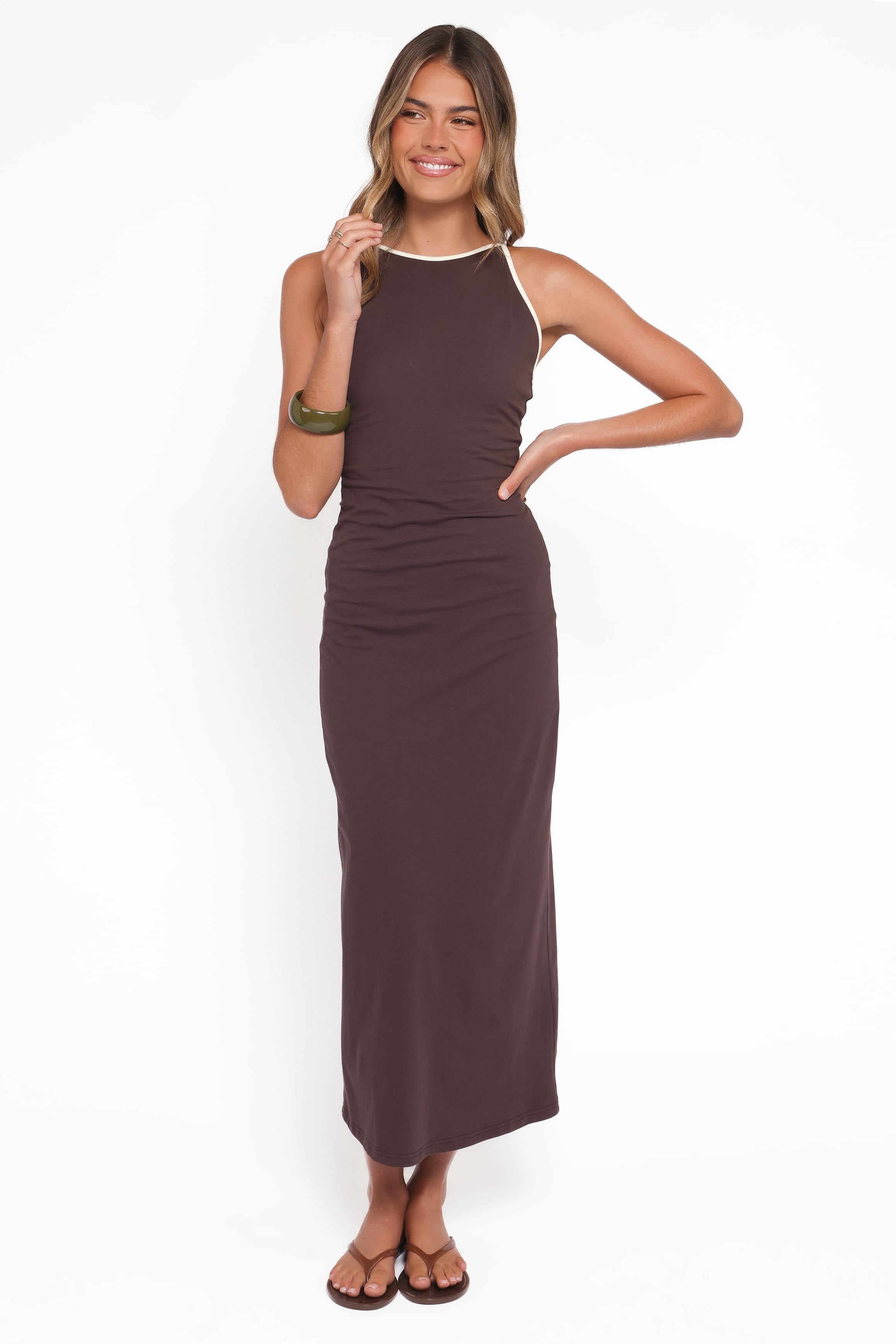Fiona Maxi Dress - Espresso