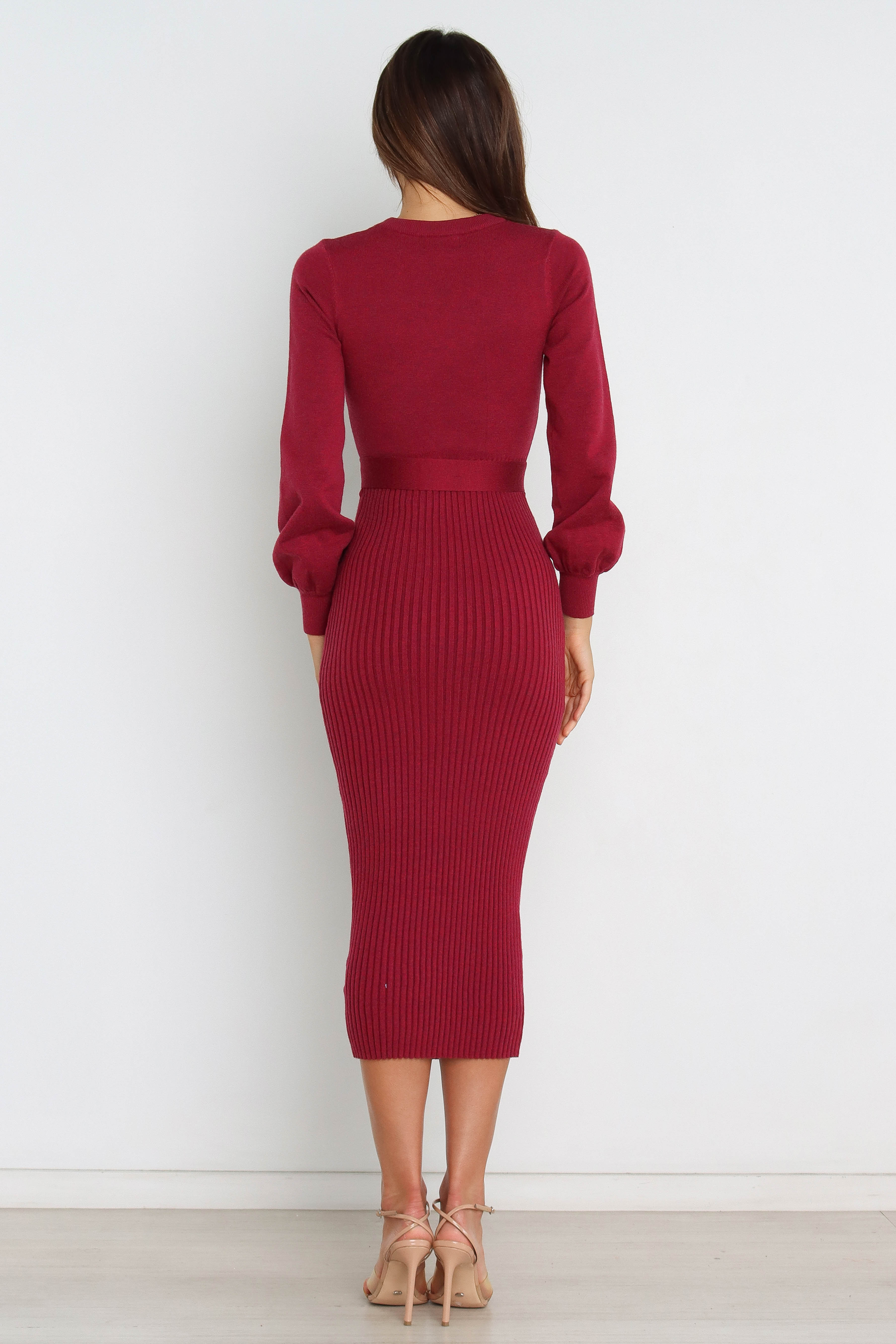 Helena Dress - Wine
