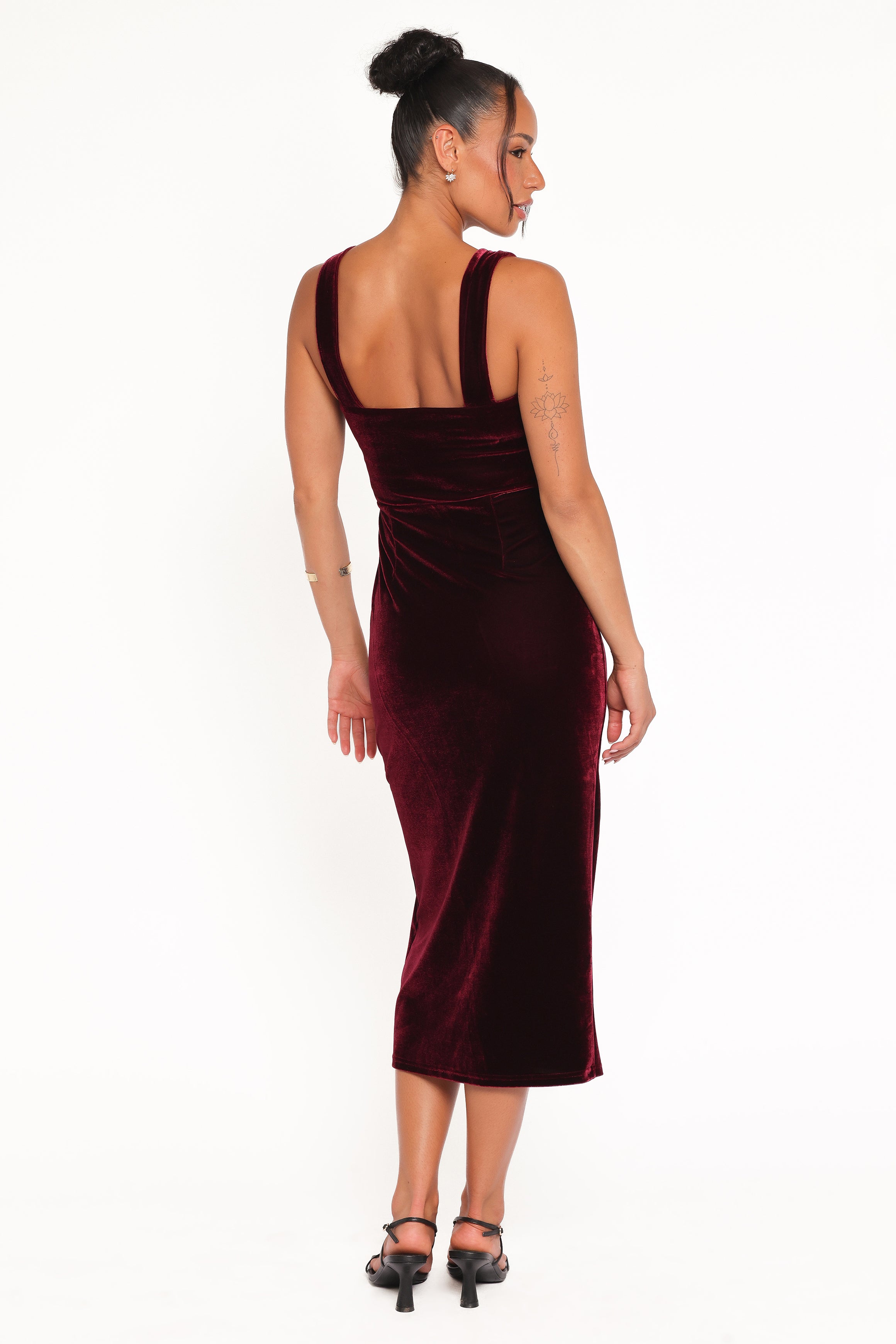 Hyatt Dress - Burgundy