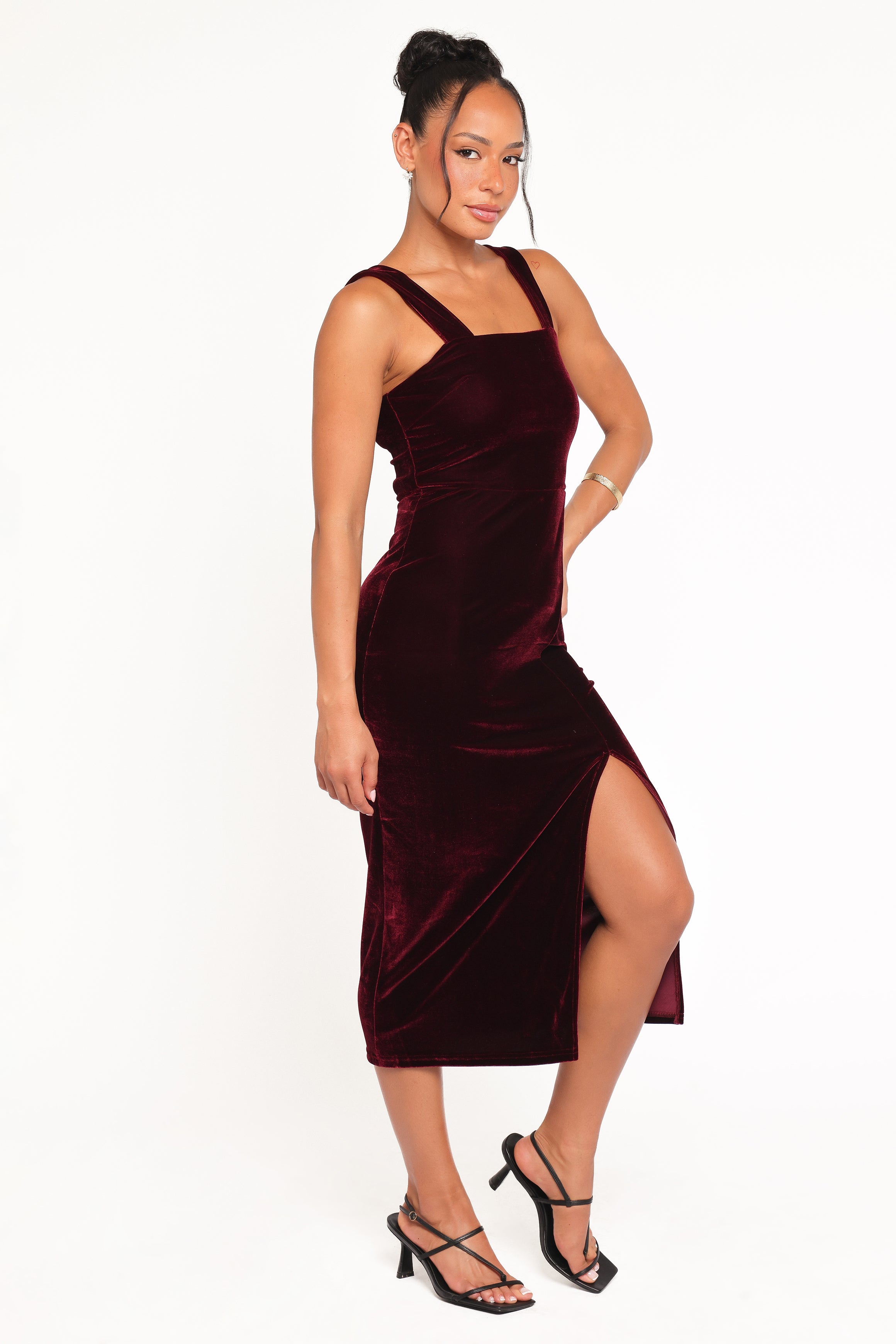 Hyatt Dress - Burgundy