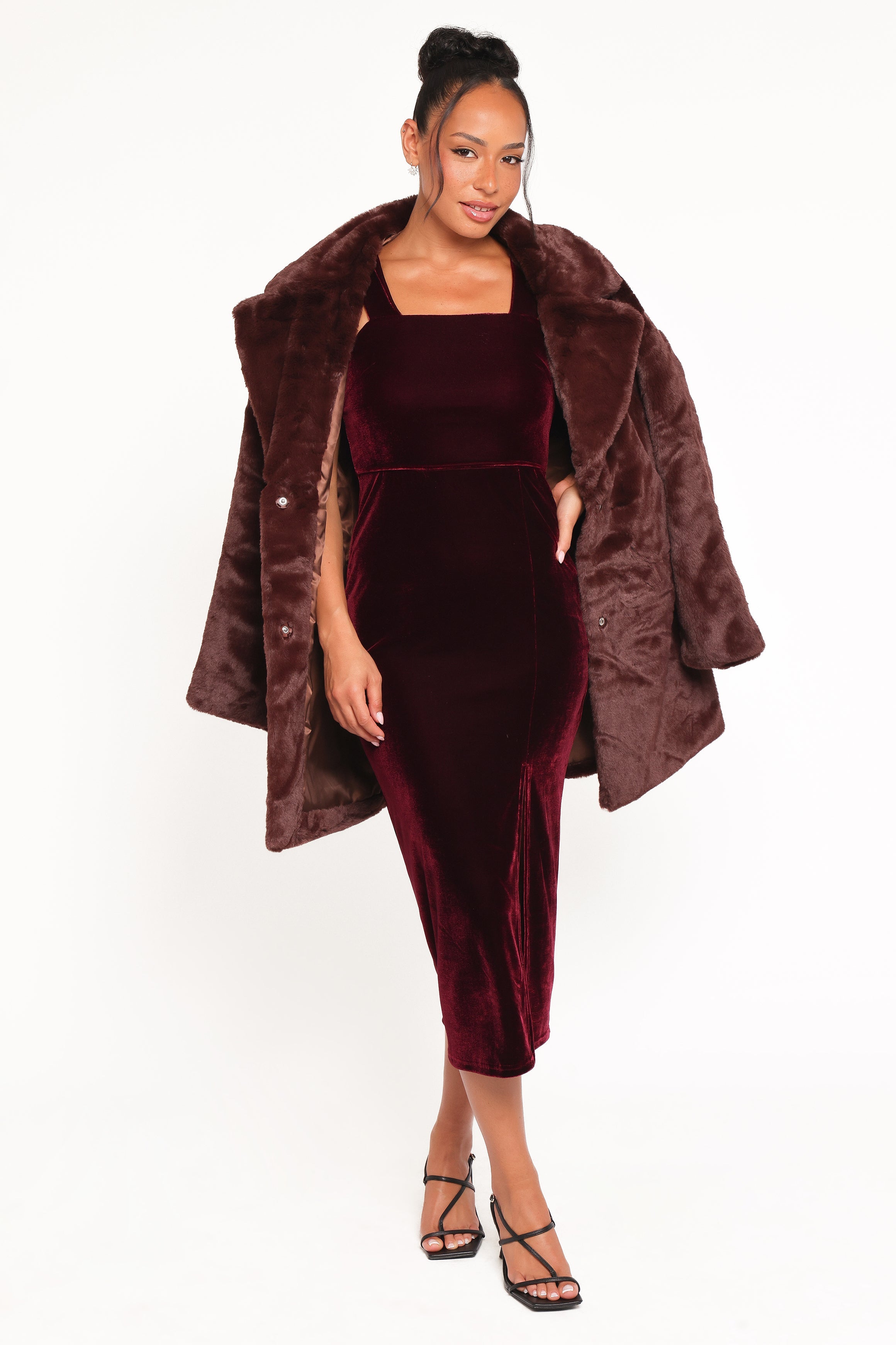 Hyatt Dress - Burgundy