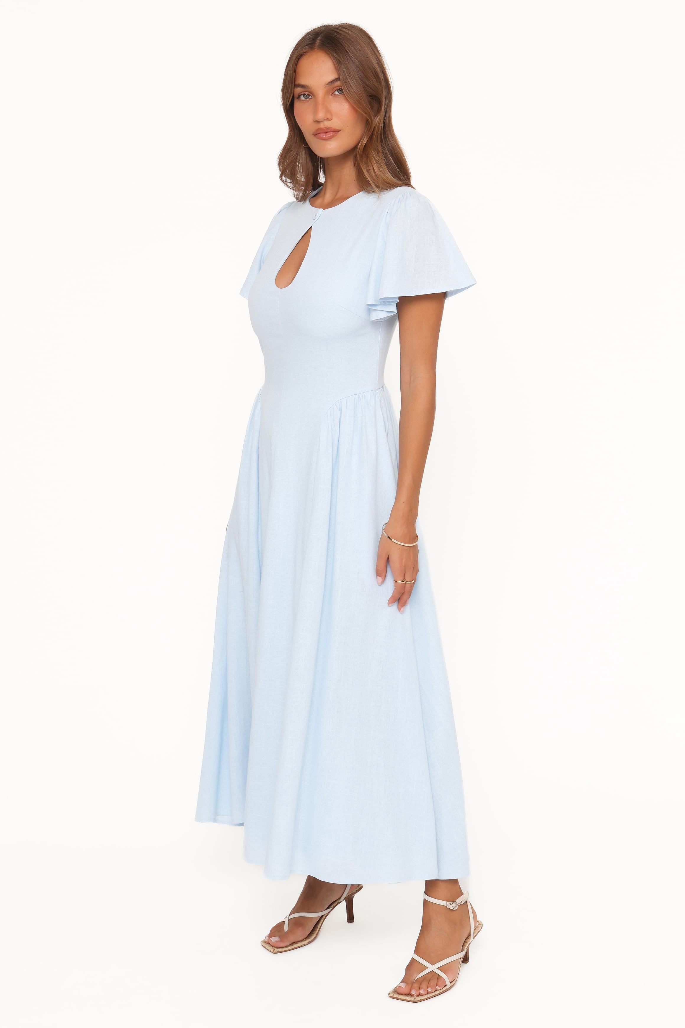 Jessima Midi Dress - Pale Blue